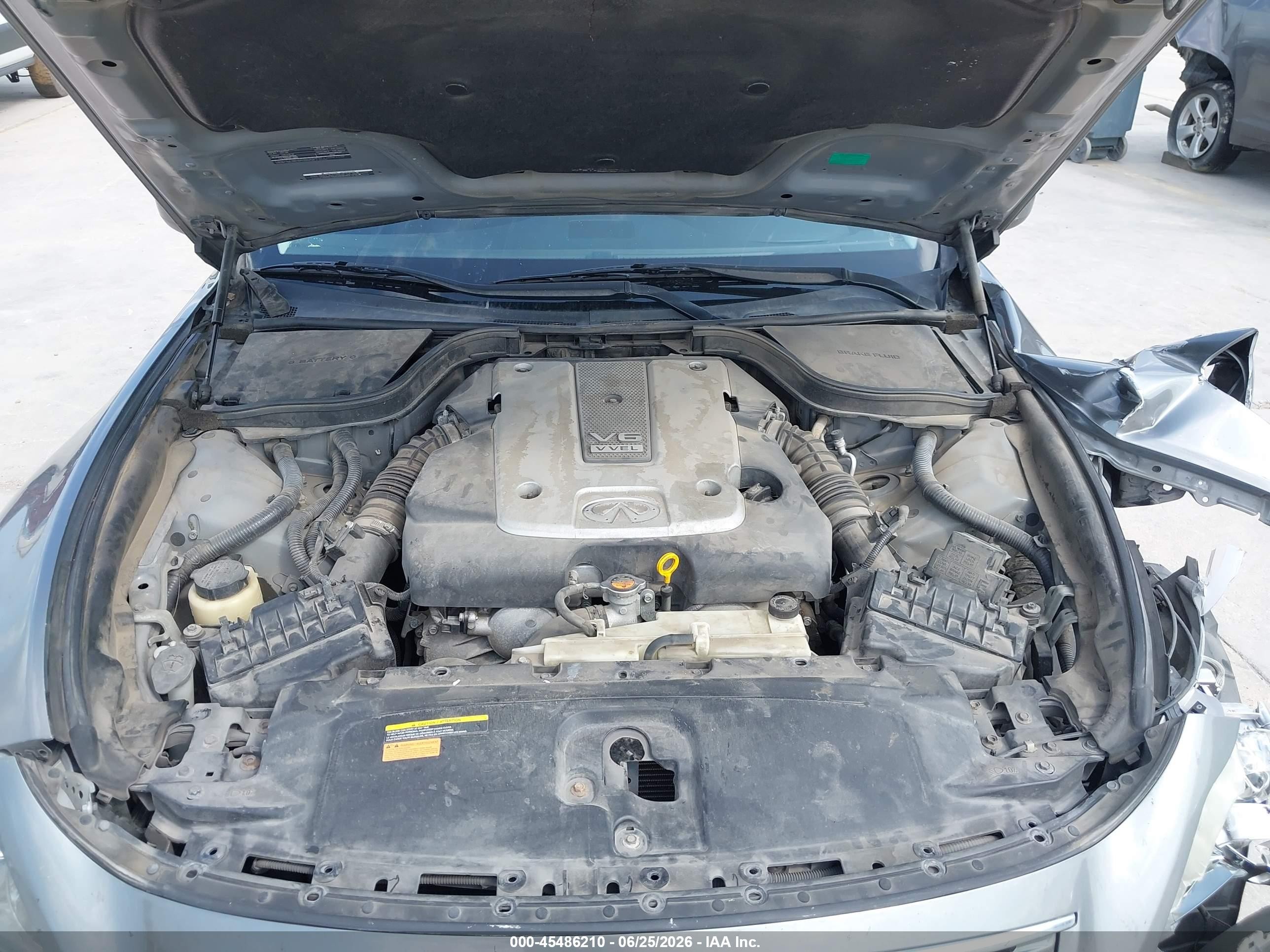 2014 Infiniti Q60   Gray vin: JN1CV6EL2EM132068