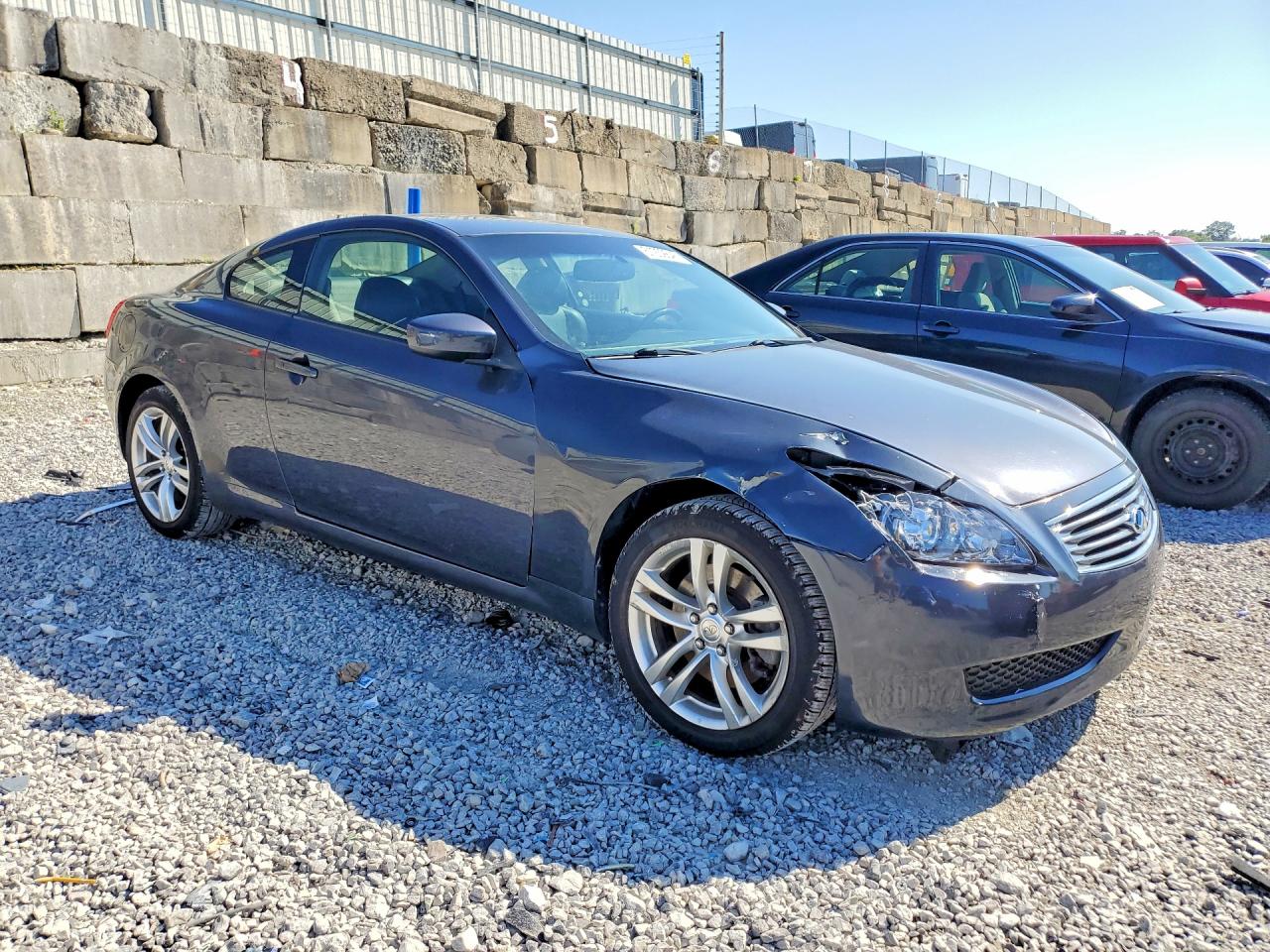 2010 Infiniti G37 Coupe X Blue vin: JN1CV6EL3AM150752