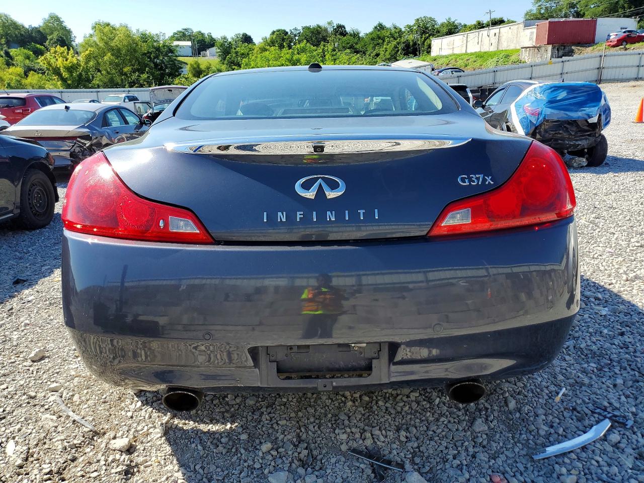 2010 Infiniti G37 Coupe X Blue vin: JN1CV6EL3AM150752