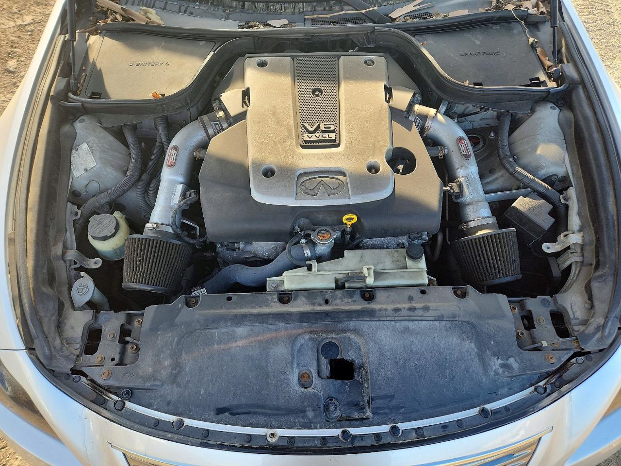 2010 Infiniti G37 Coupe X Silver vin: JN1CV6EL3AM151870