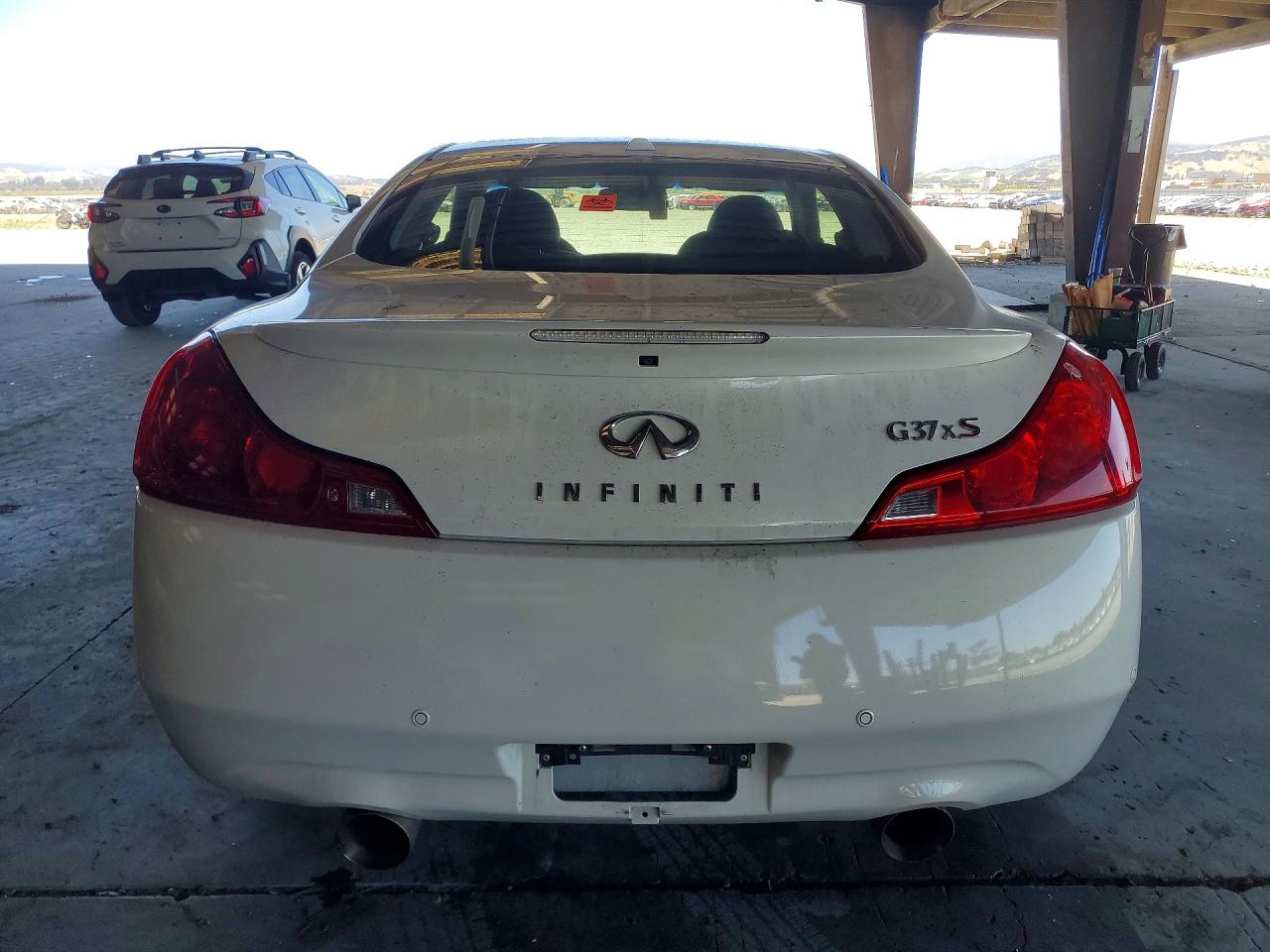 2012 Infiniti G37 Coupe X White vin: JN1CV6EL3CM470530