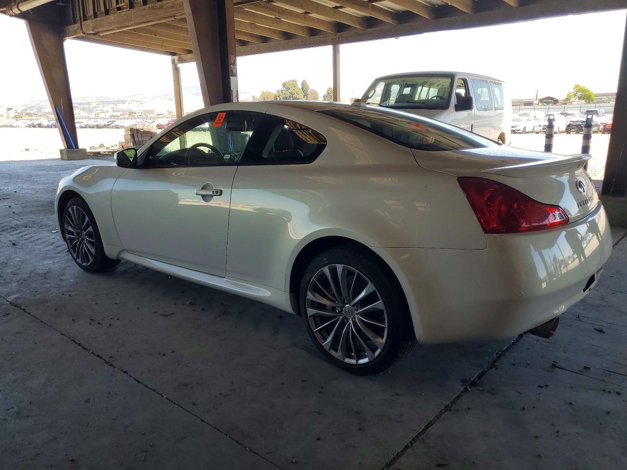 2012 Infiniti G37 Coupe X White vin: JN1CV6EL3CM470530