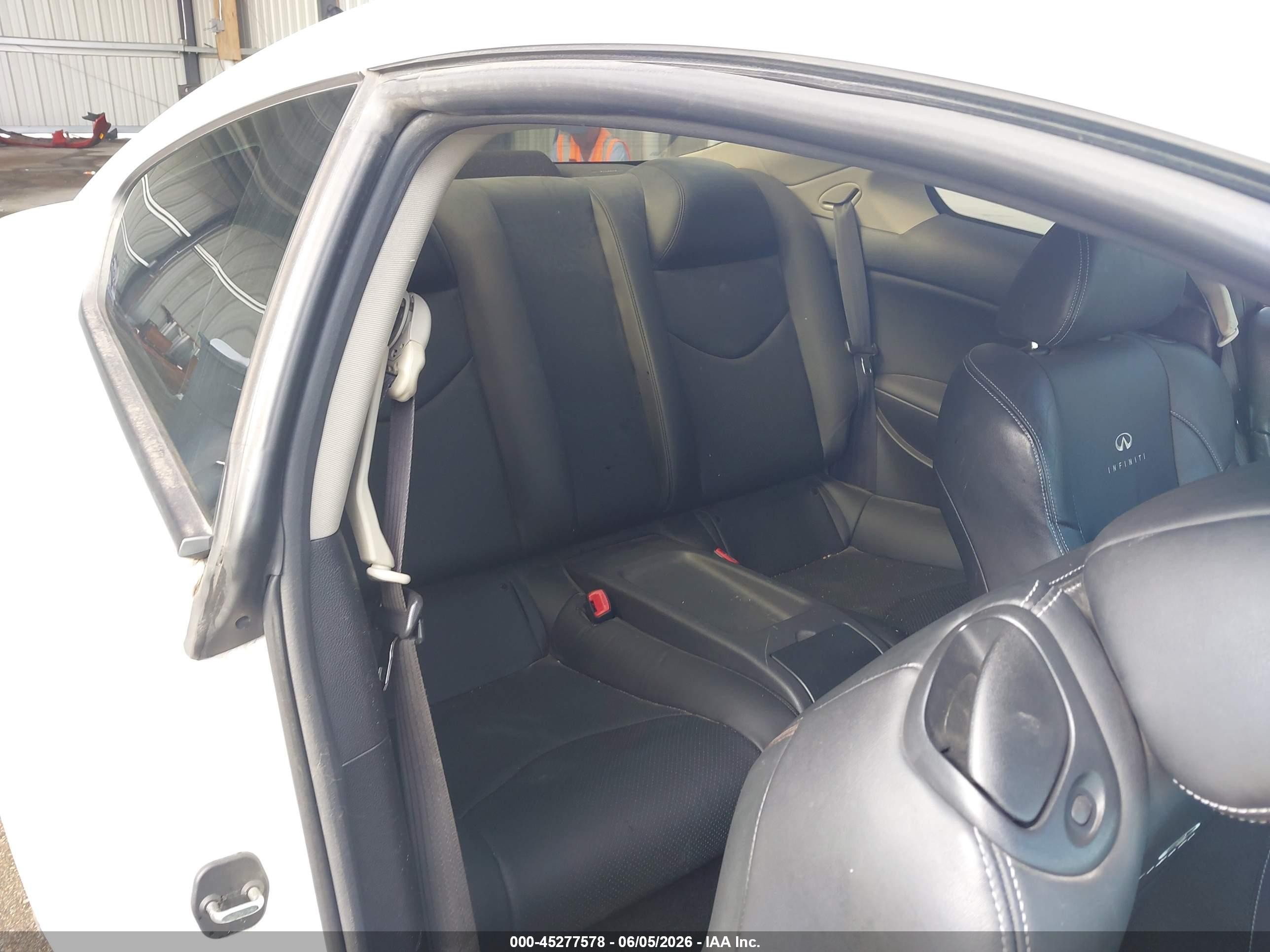 2012 Infiniti G37x   White vin: JN1CV6EL3CM472603