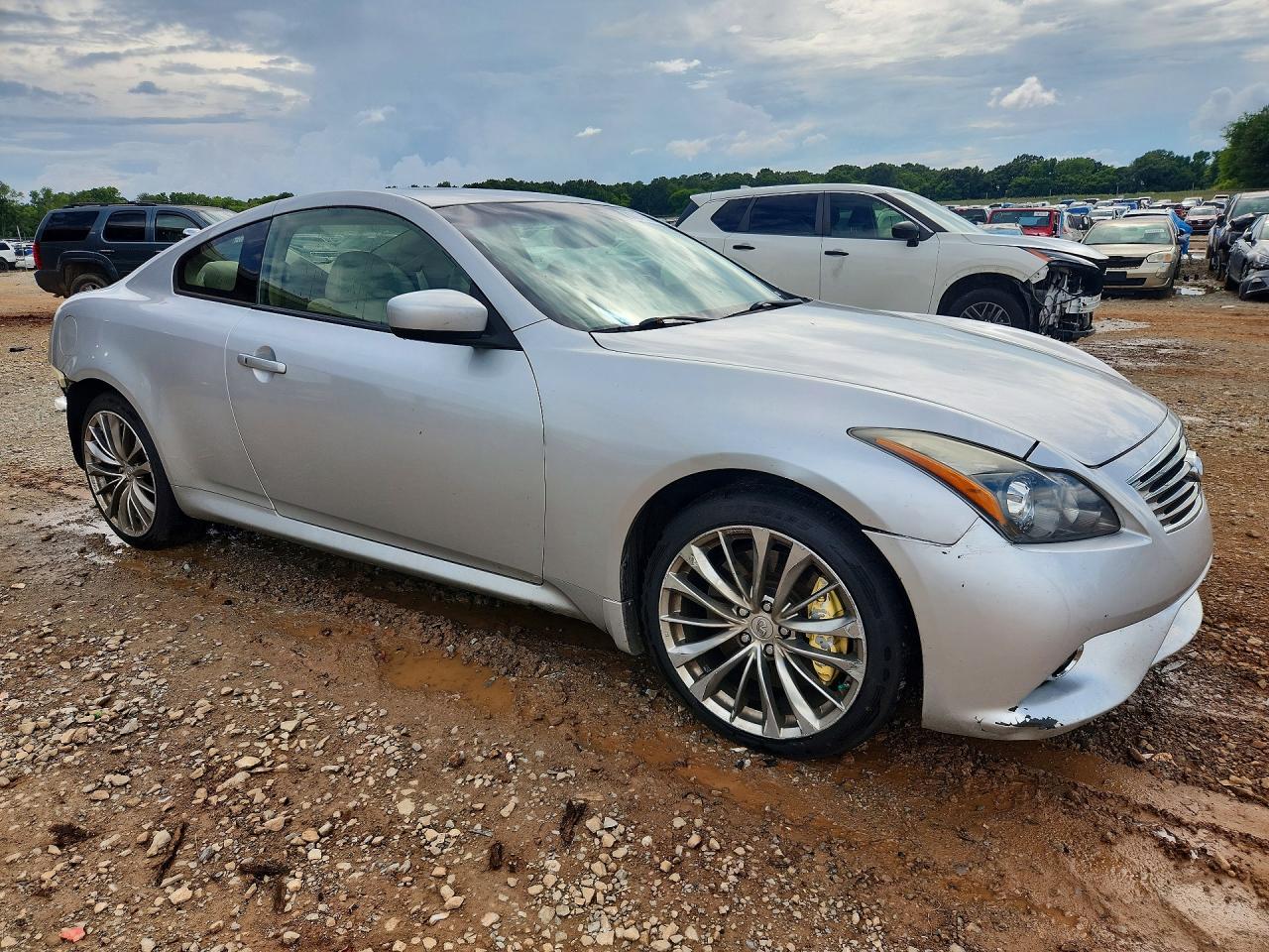2013 Infiniti G37 Coupe X Silver vin: JN1CV6EL3DM983083