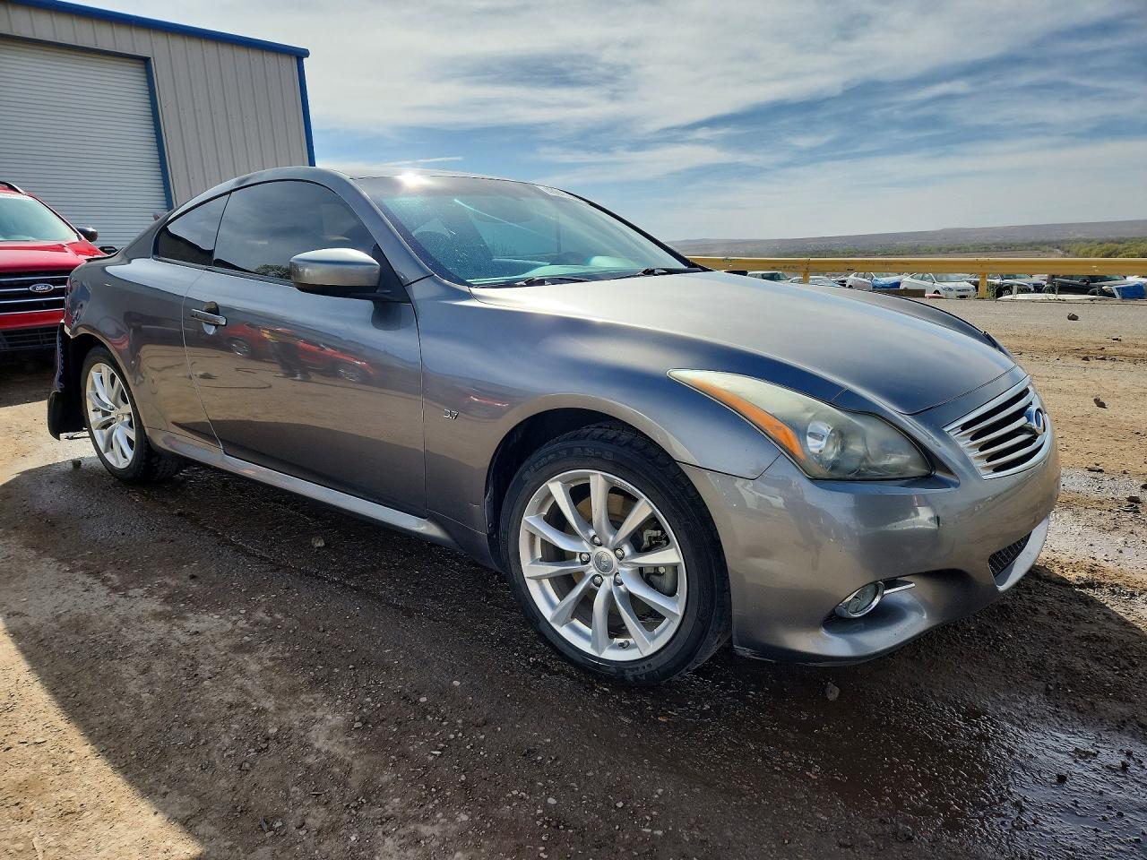 2014 Infiniti Q60 Coupe Base Gray vin: JN1CV6EL3EM132404