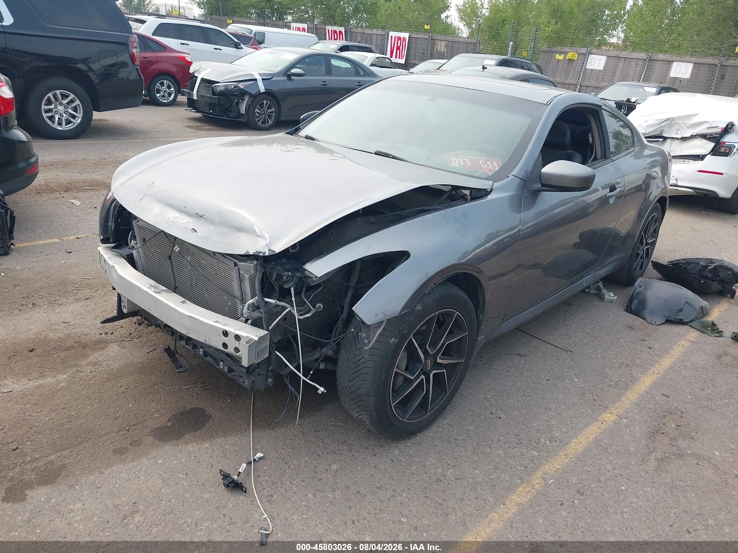 2011 Infiniti G37x   Серый vin: JN1CV6EL4BM260484
