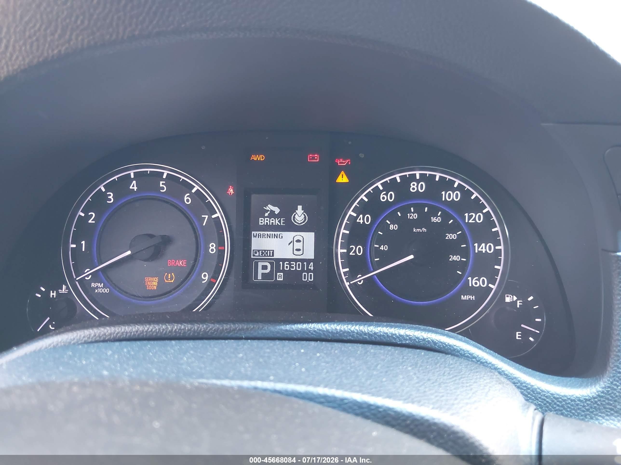 2012 Infiniti G37x   Black vin: JN1CV6EL4CM471850