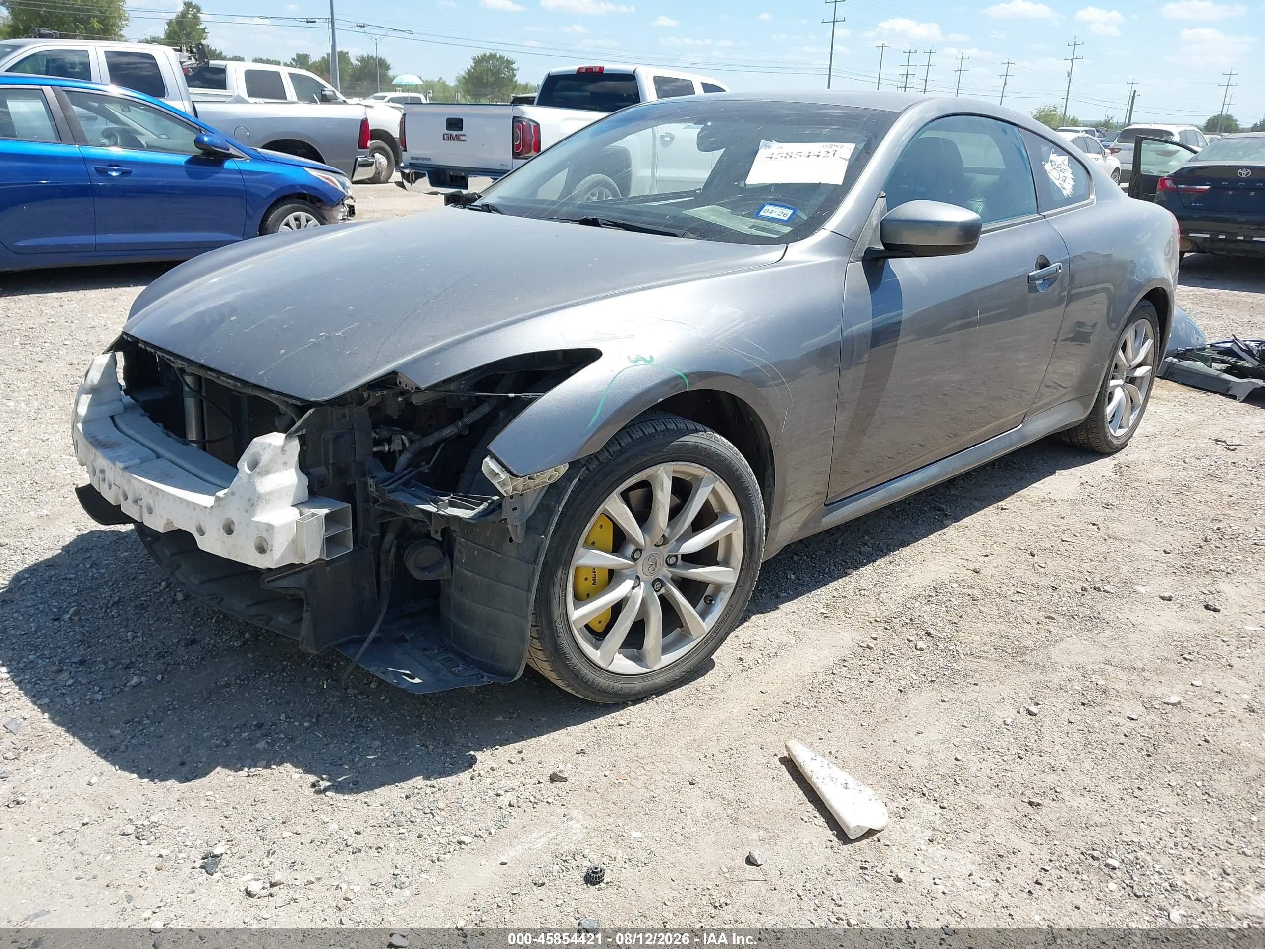 2012 Infiniti G37x Gray vin: JN1CV6EL4CM472920