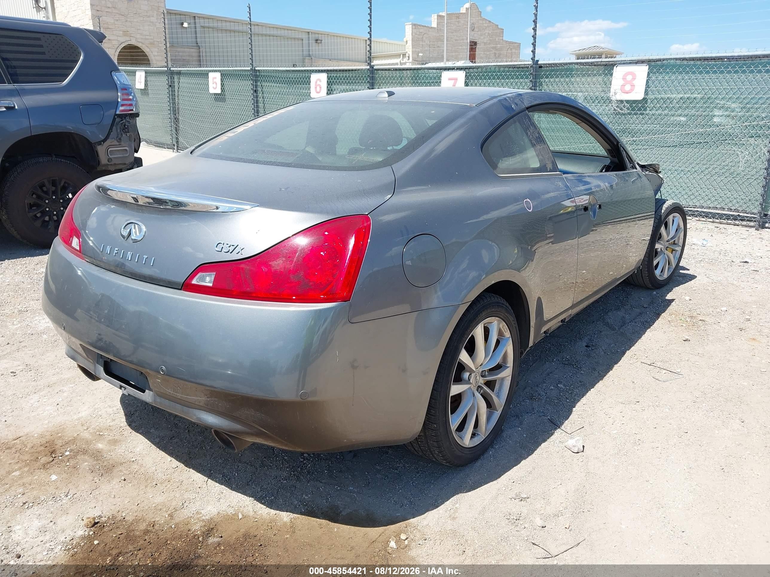 2012 Infiniti G37x Gray vin: JN1CV6EL4CM472920