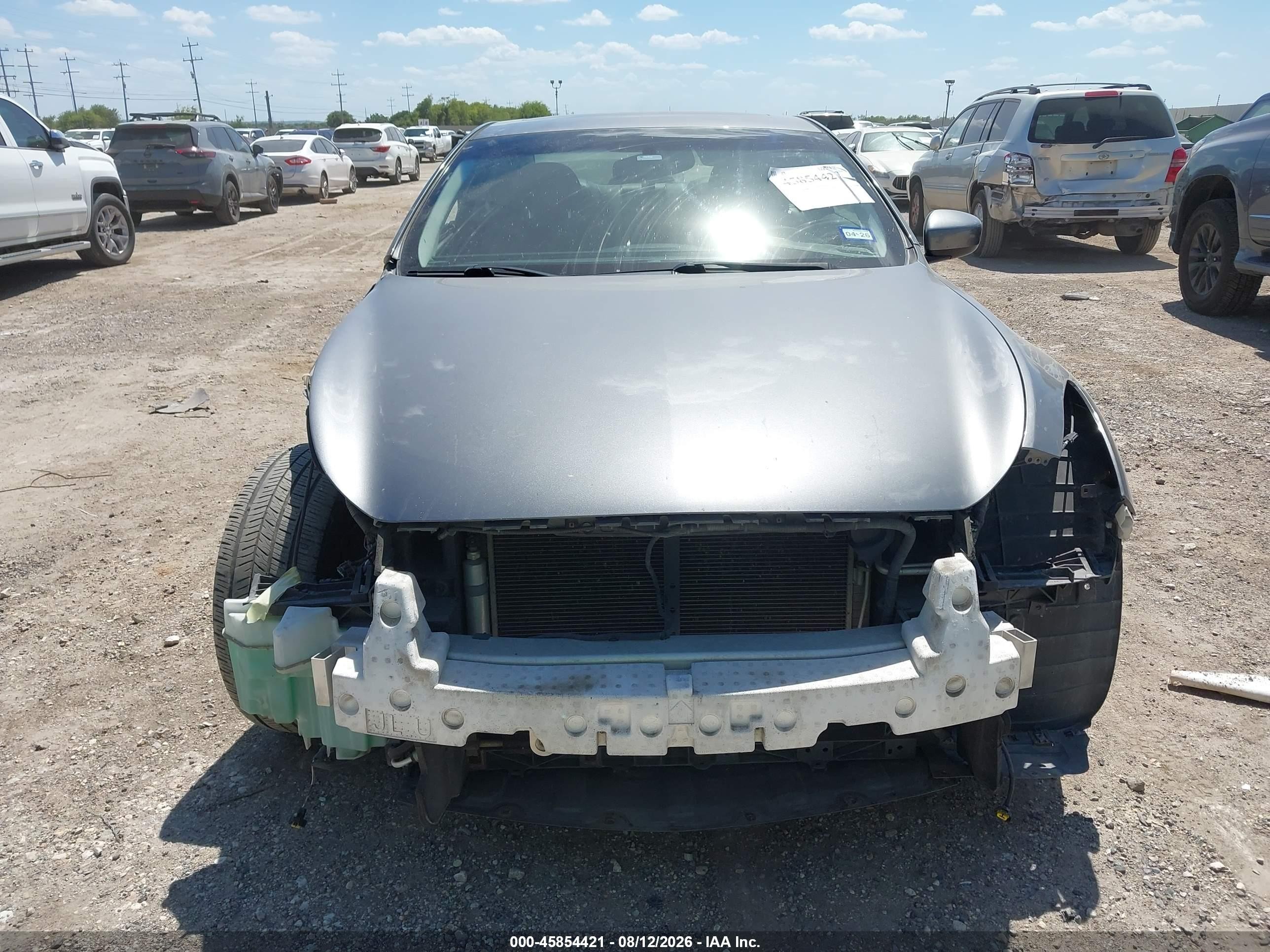 2012 Infiniti G37x Gray vin: JN1CV6EL4CM472920