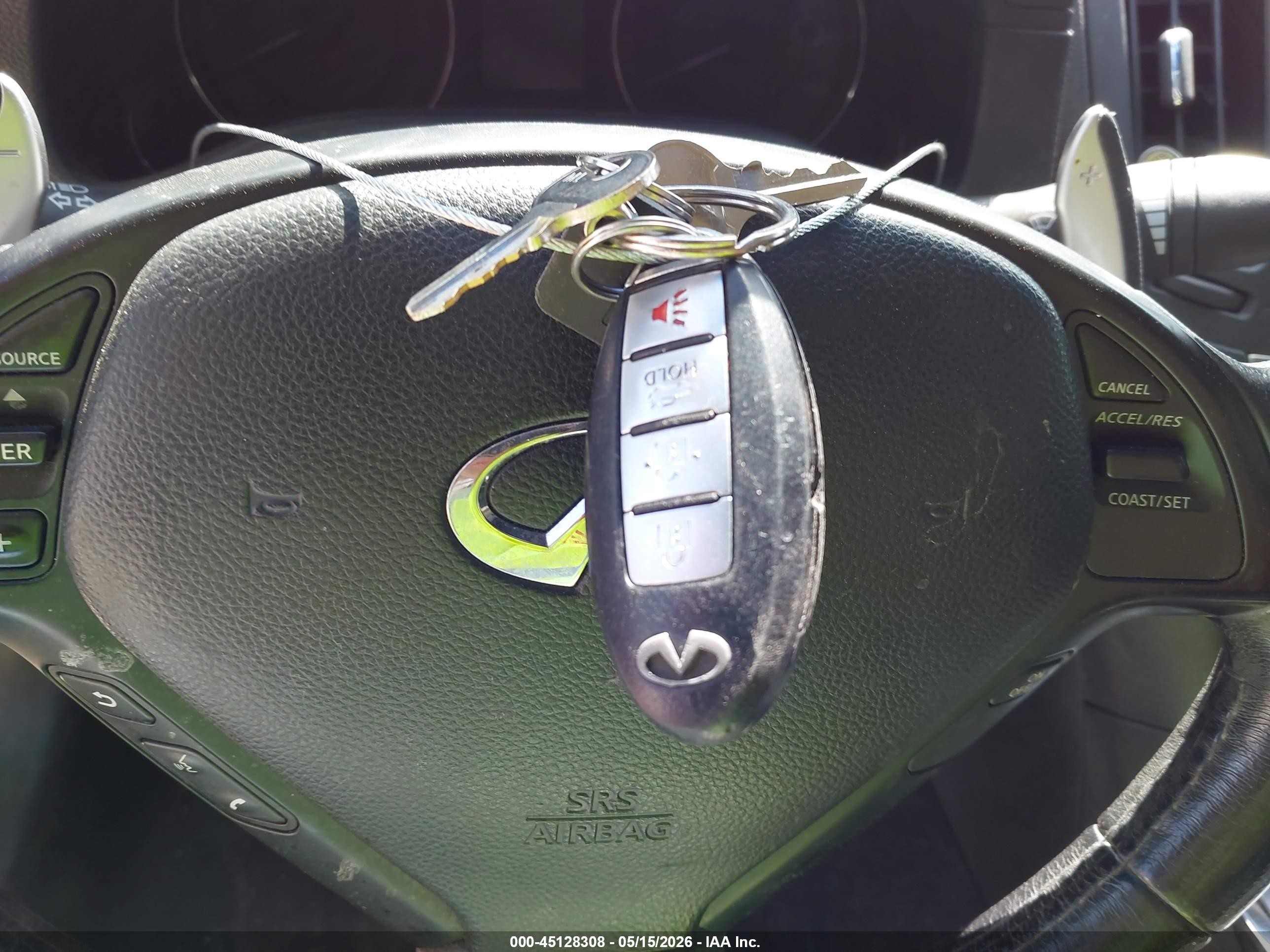 2012 Infiniti G37x   White vin: JN1CV6EL4CM473310