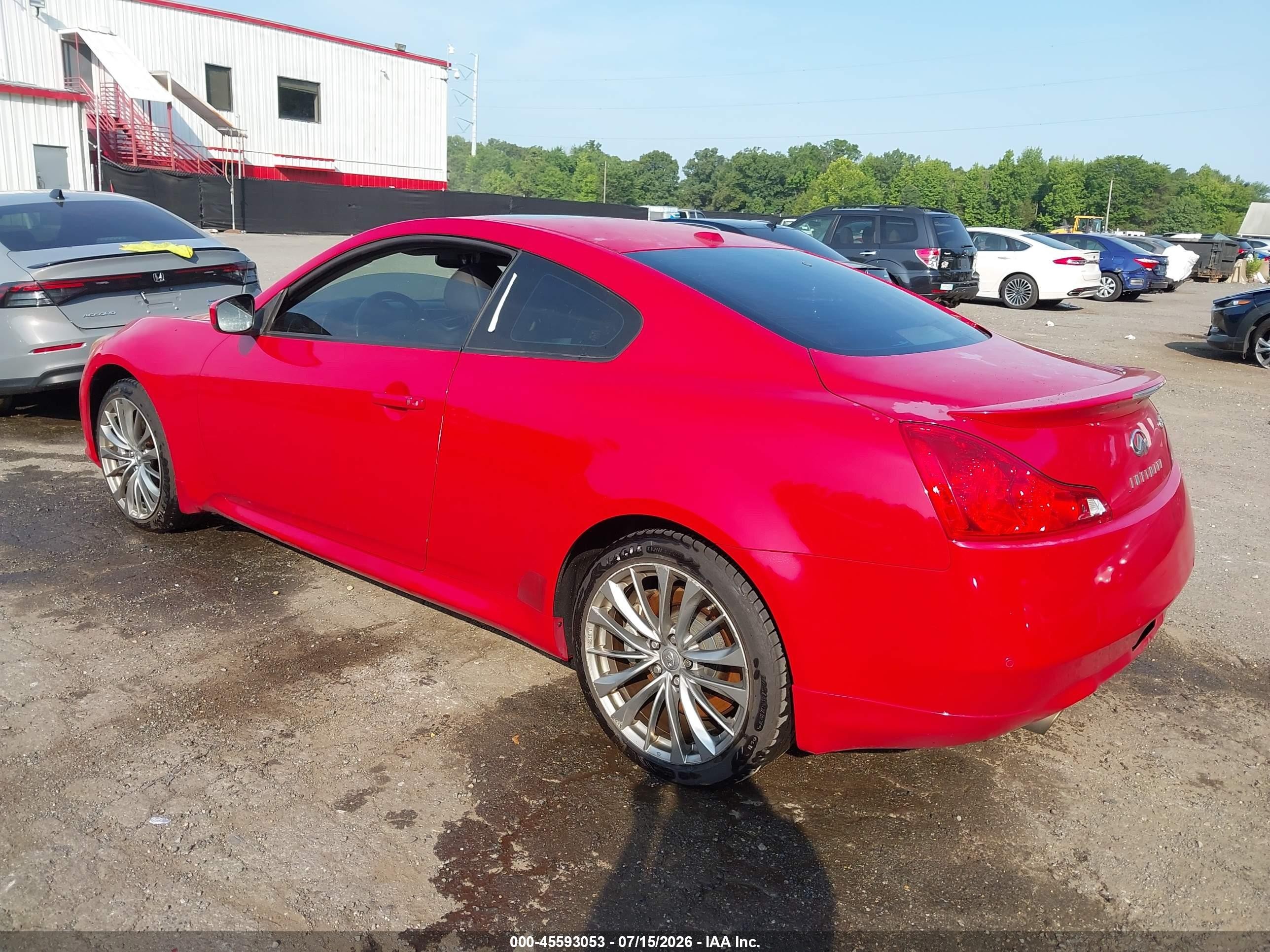 2013 Infiniti G37x   Red vin: JN1CV6EL4DM950206