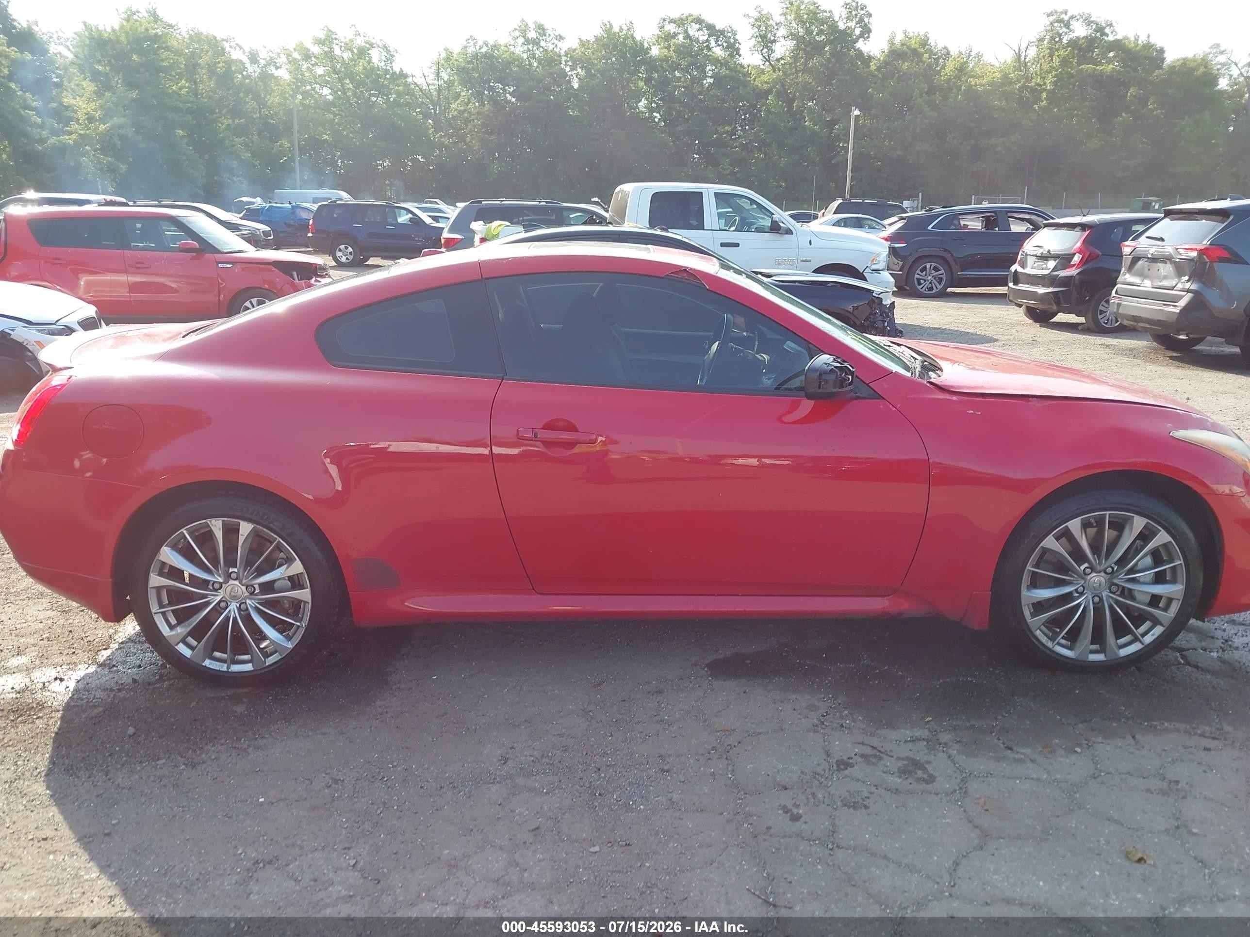 2013 Infiniti G37x   Red vin: JN1CV6EL4DM950206
