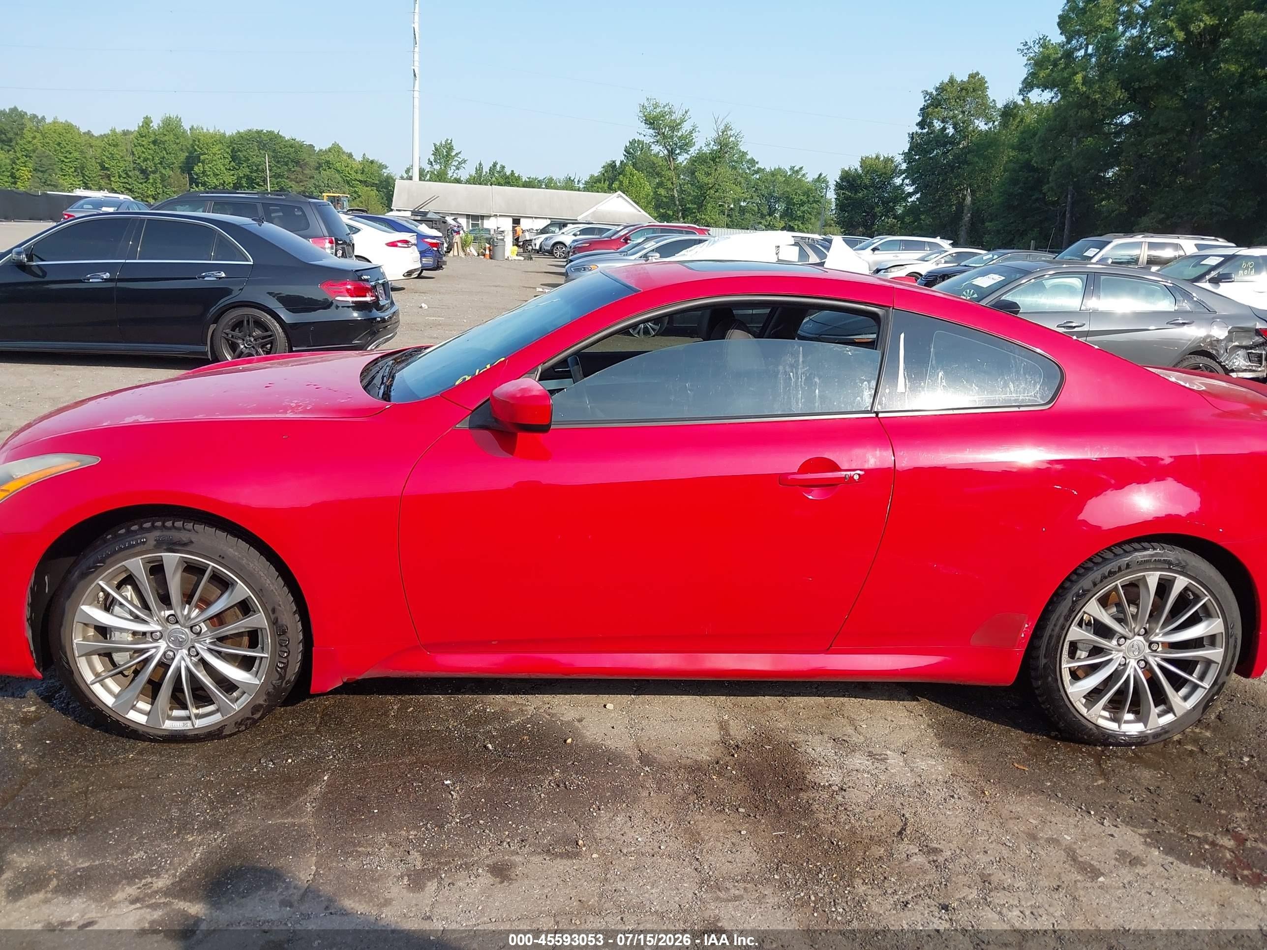 2013 Infiniti G37x   Red vin: JN1CV6EL4DM950206