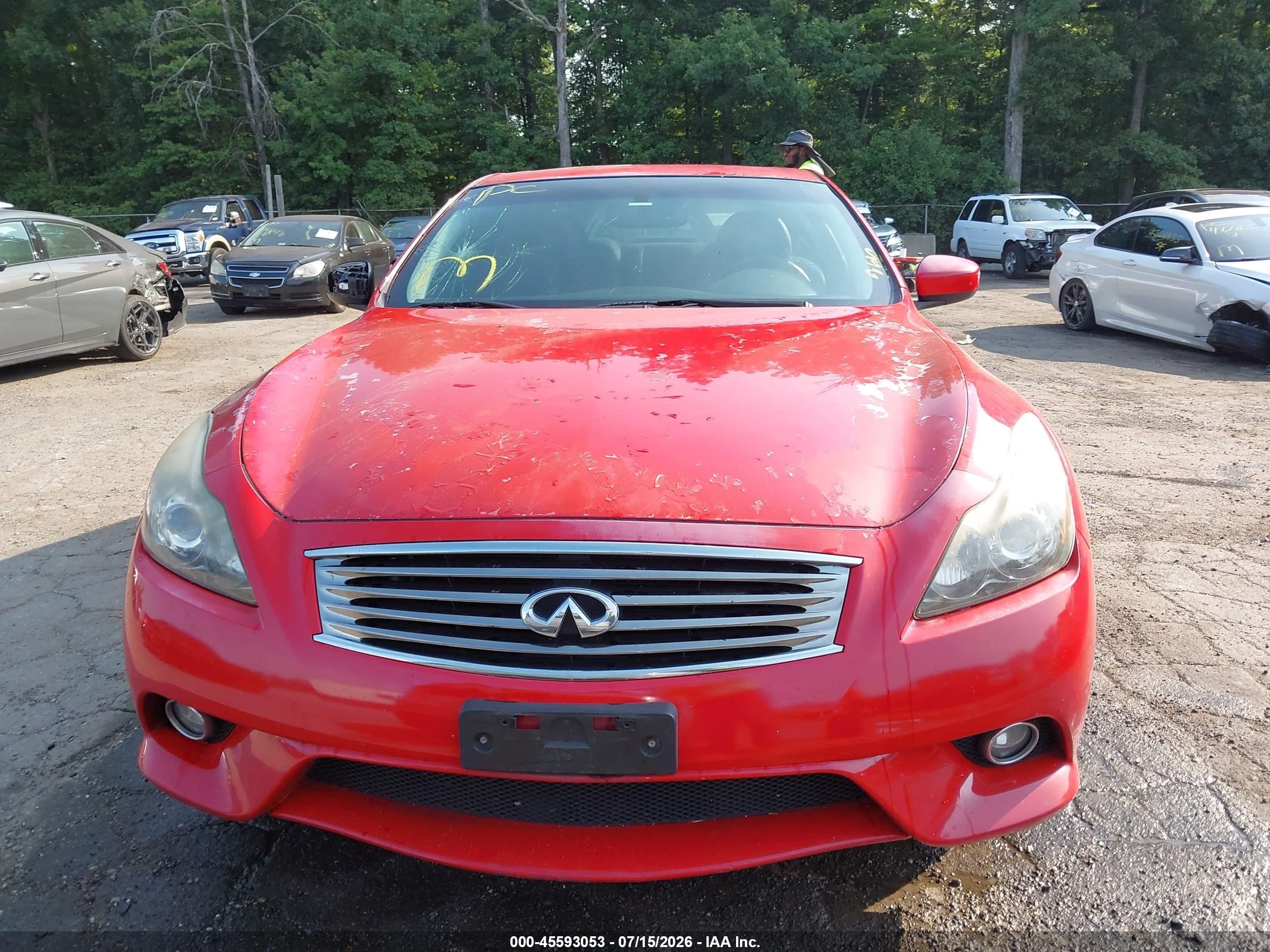 2013 Infiniti G37x   Red vin: JN1CV6EL4DM950206