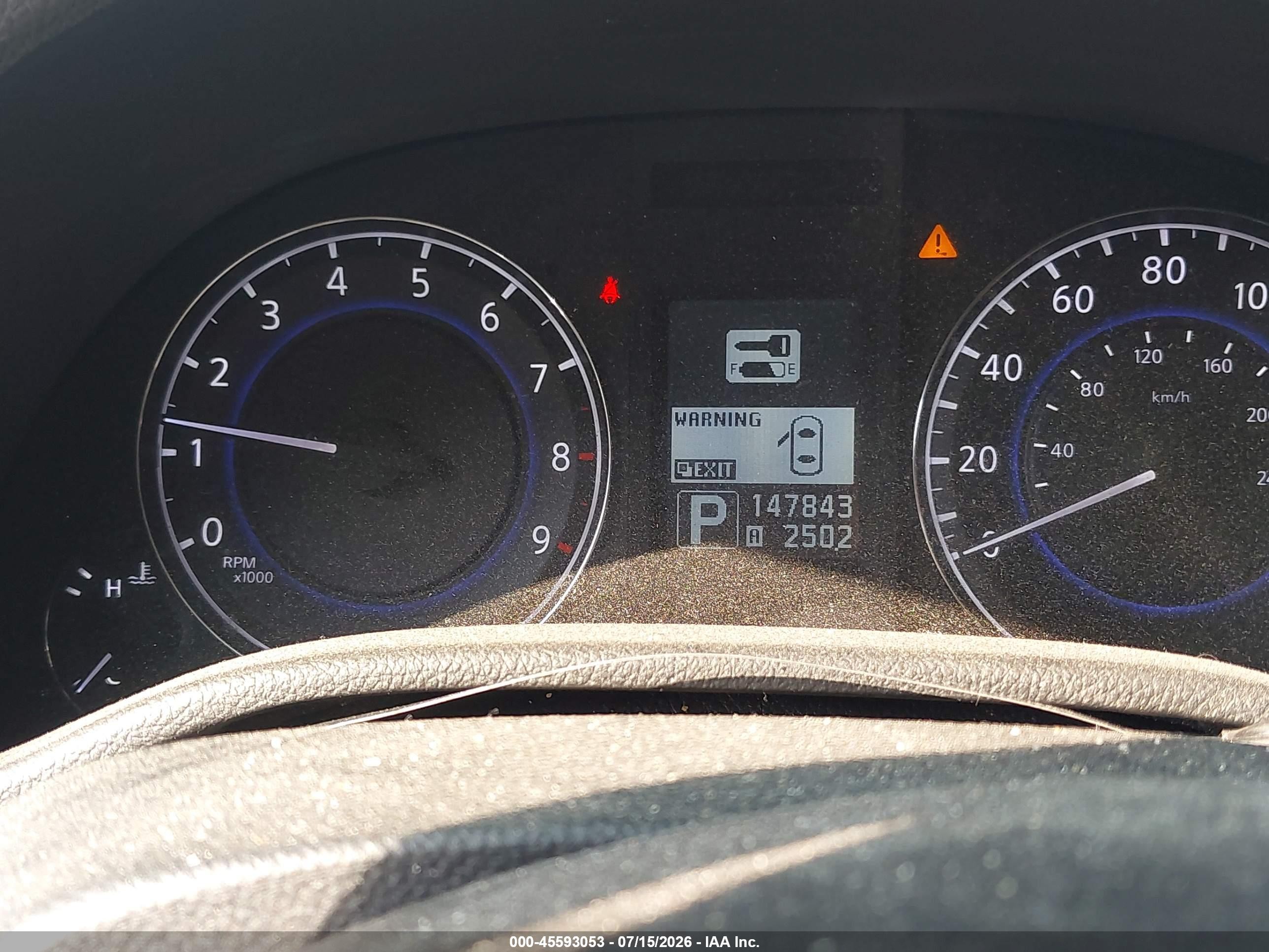2013 Infiniti G37x   Red vin: JN1CV6EL4DM950206