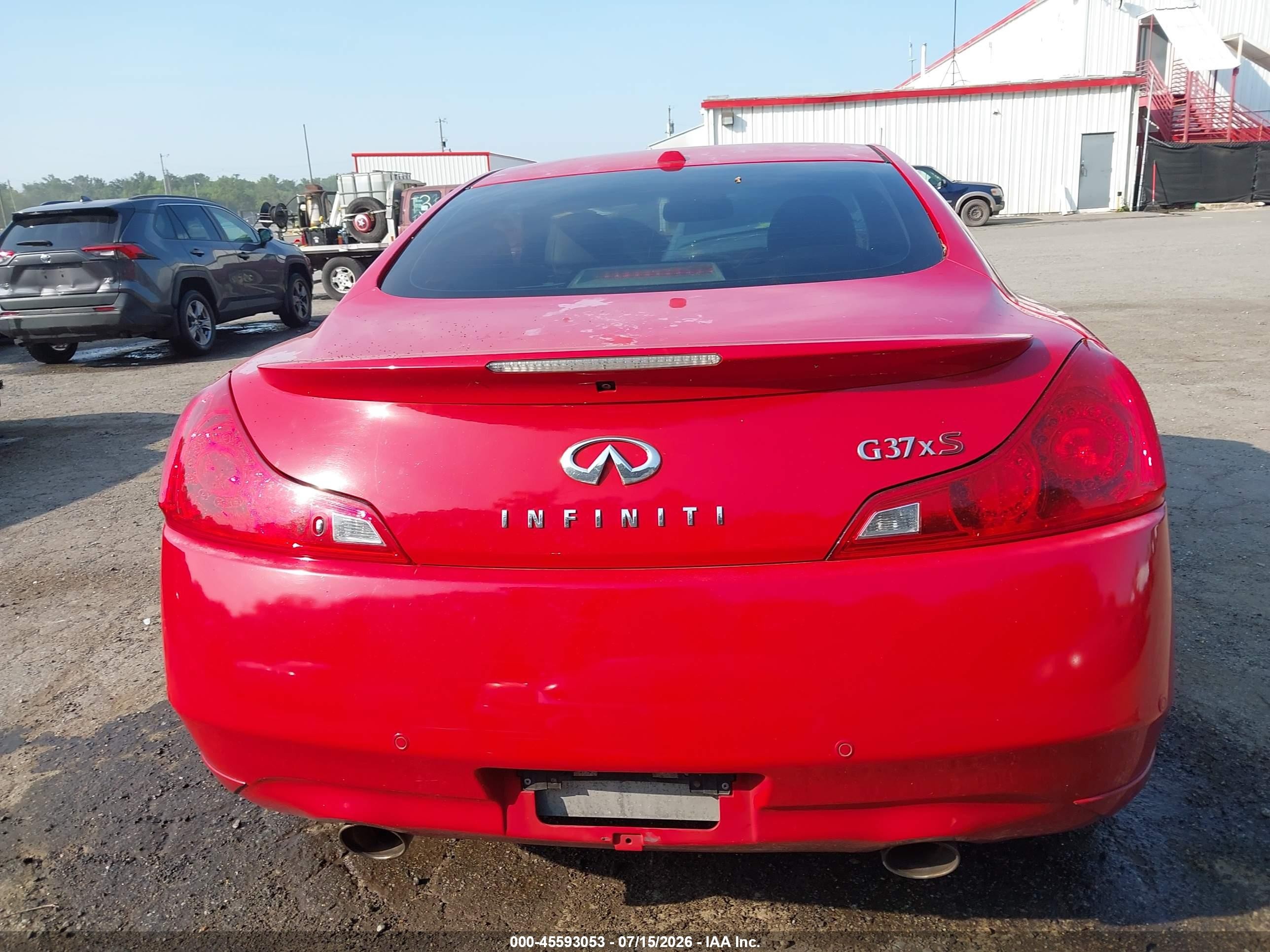 2013 Infiniti G37x   Red vin: JN1CV6EL4DM950206
