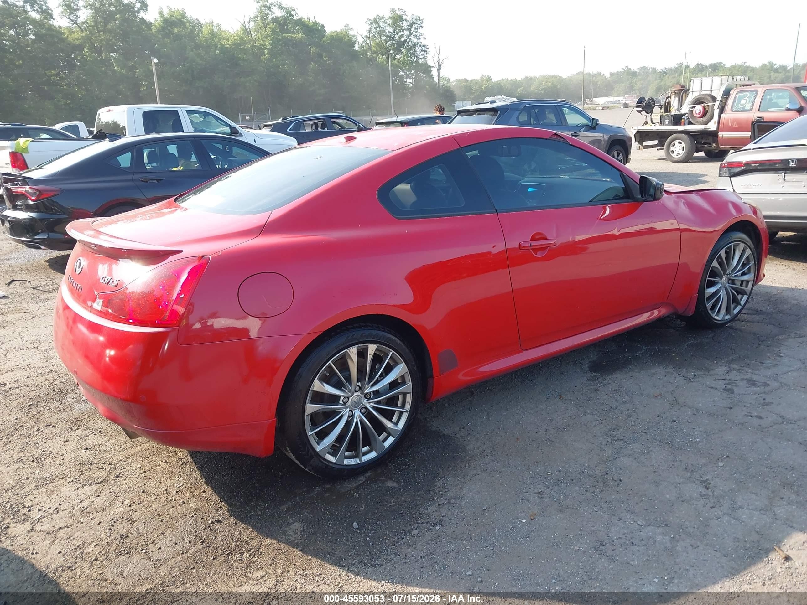 2013 Infiniti G37x   Red vin: JN1CV6EL4DM950206