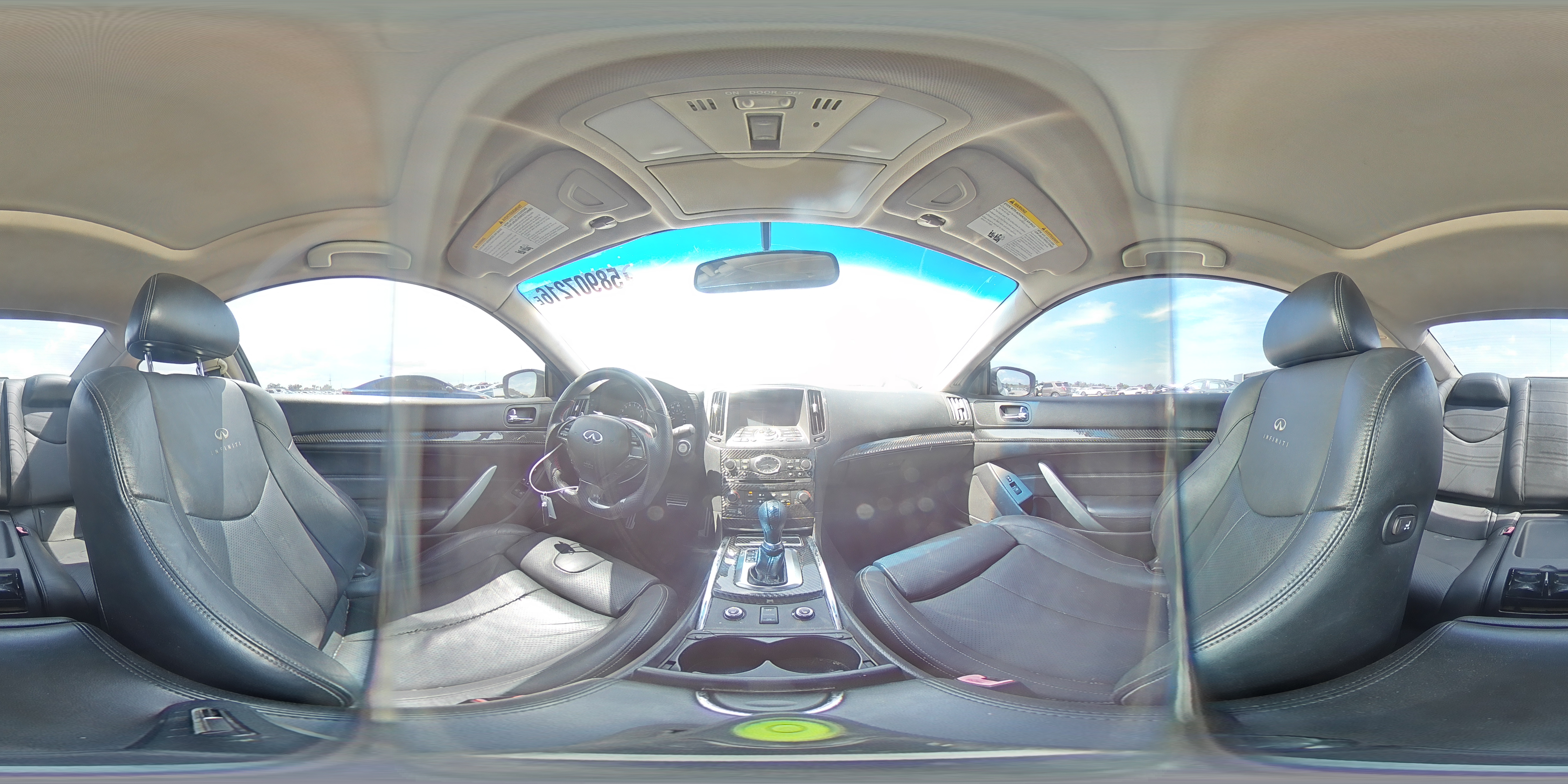 2014 Infiniti Q60 Coupe Base Белый vin: JN1CV6EL4EM132444