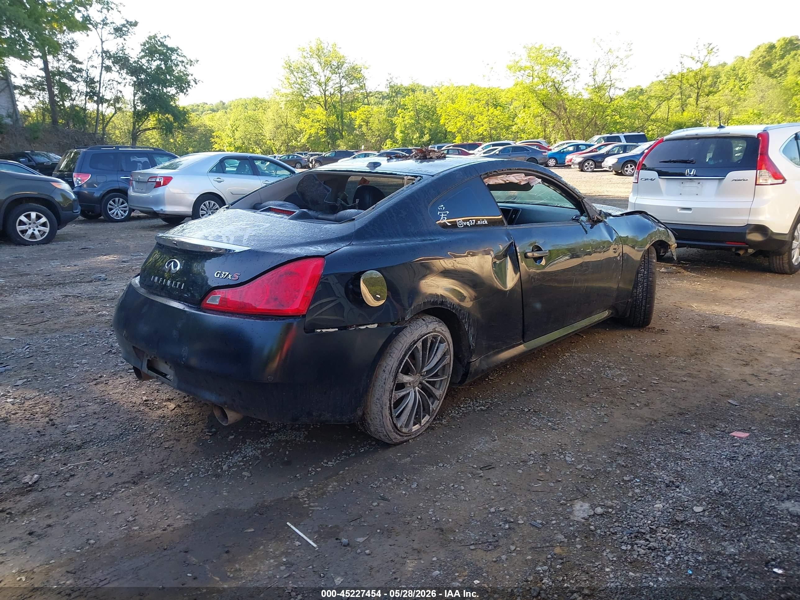 2011 Infiniti G37x   Черный vin: JN1CV6EL5BM263720