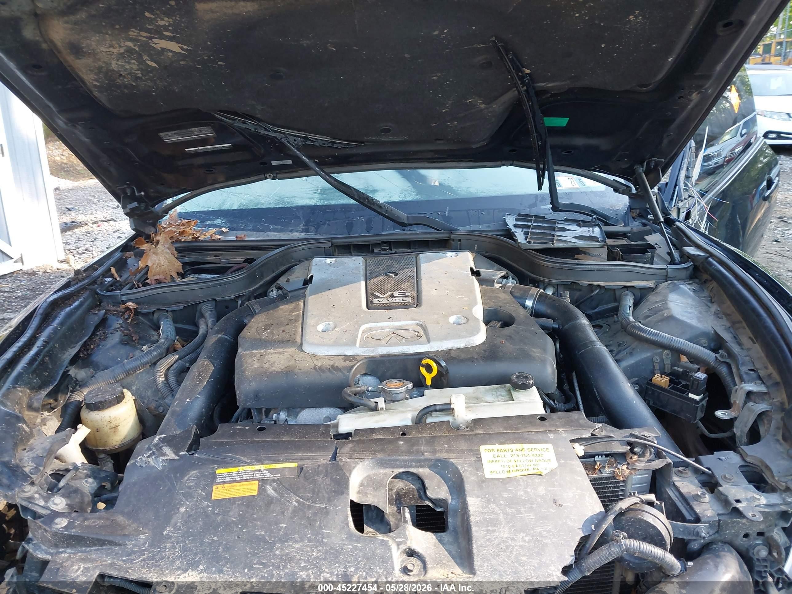 2011 Infiniti G37x   Черный vin: JN1CV6EL5BM263720