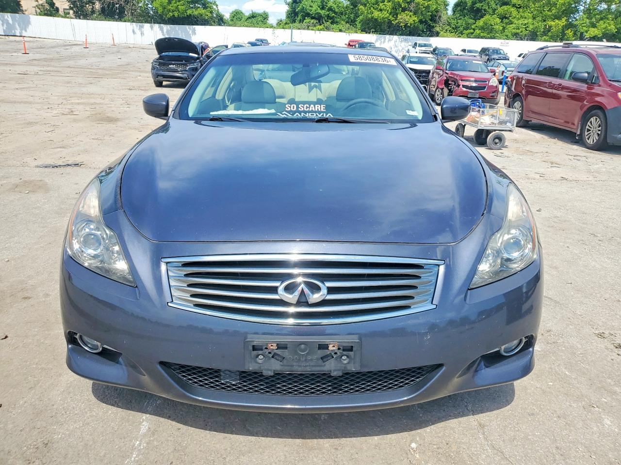 2014 Infiniti Q60 Coupe Base Gray vin: JN1CV6EL5EM131948