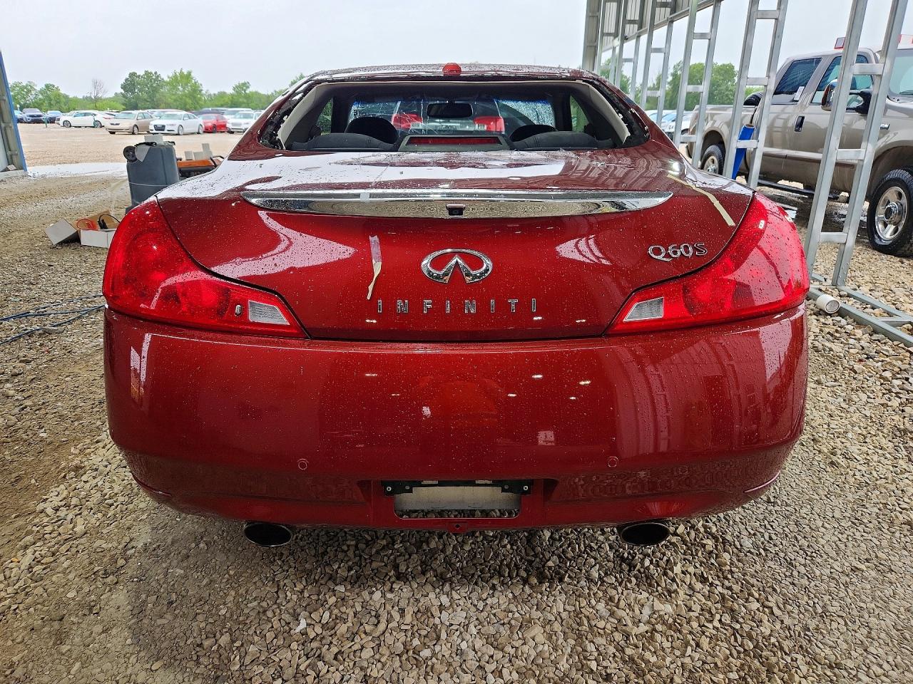 2015 Infiniti Q60 Burgundy vin: JN1CV6EL5FM891105