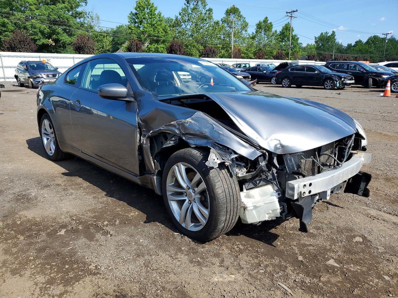 2010 Infiniti G37 Coupe X Gray vin: JN1CV6EL6AM152155