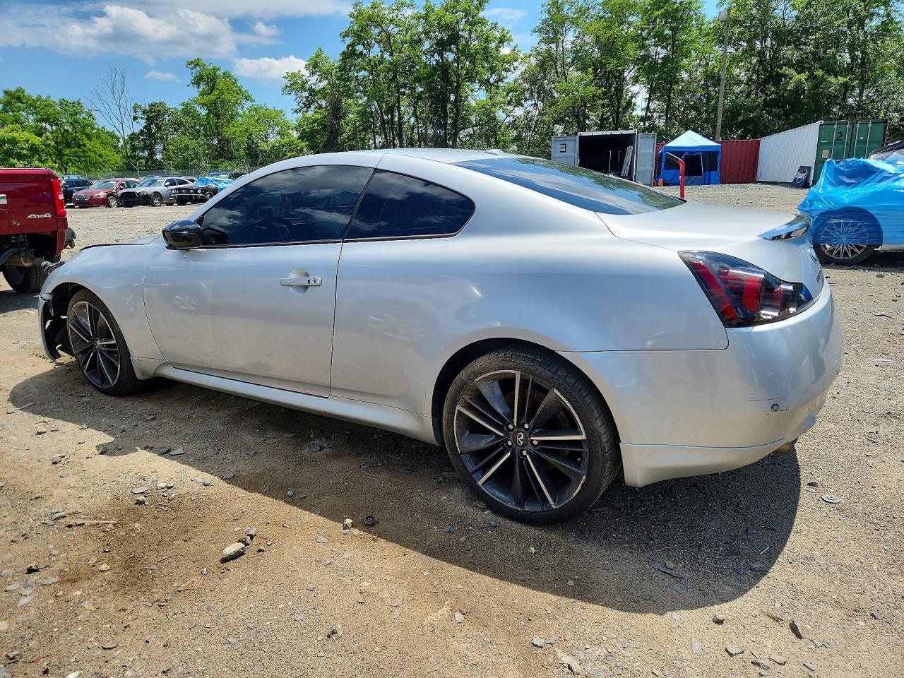 2012 Infiniti G37 Coupe X Silver vin: JN1CV6EL6CM470067