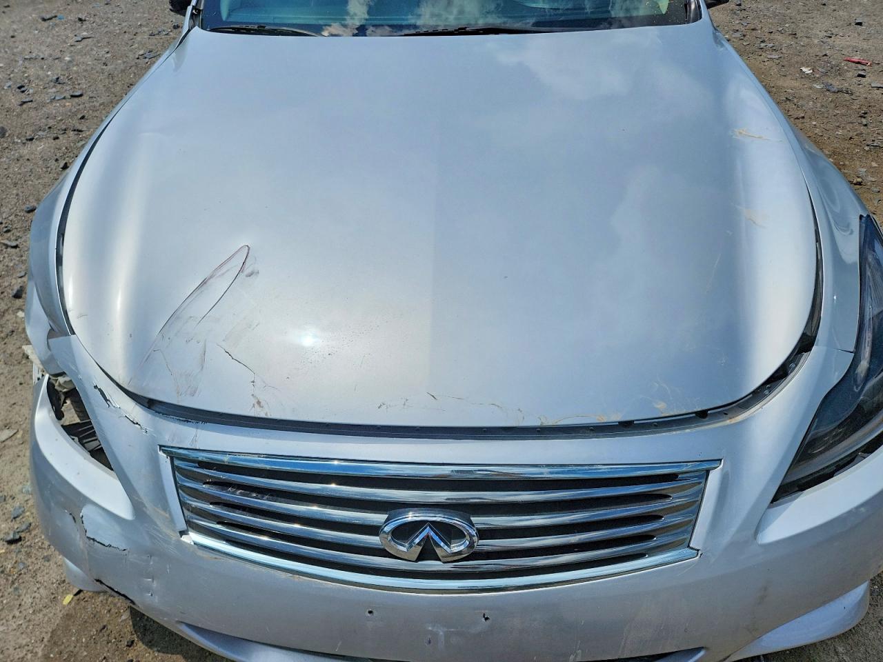 2012 Infiniti G37 Coupe X Silver vin: JN1CV6EL6CM470067