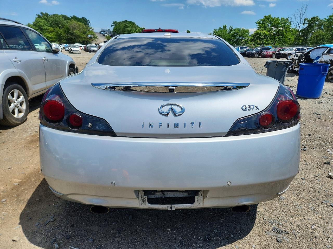 2012 Infiniti G37 Coupe X Silver vin: JN1CV6EL6CM470067