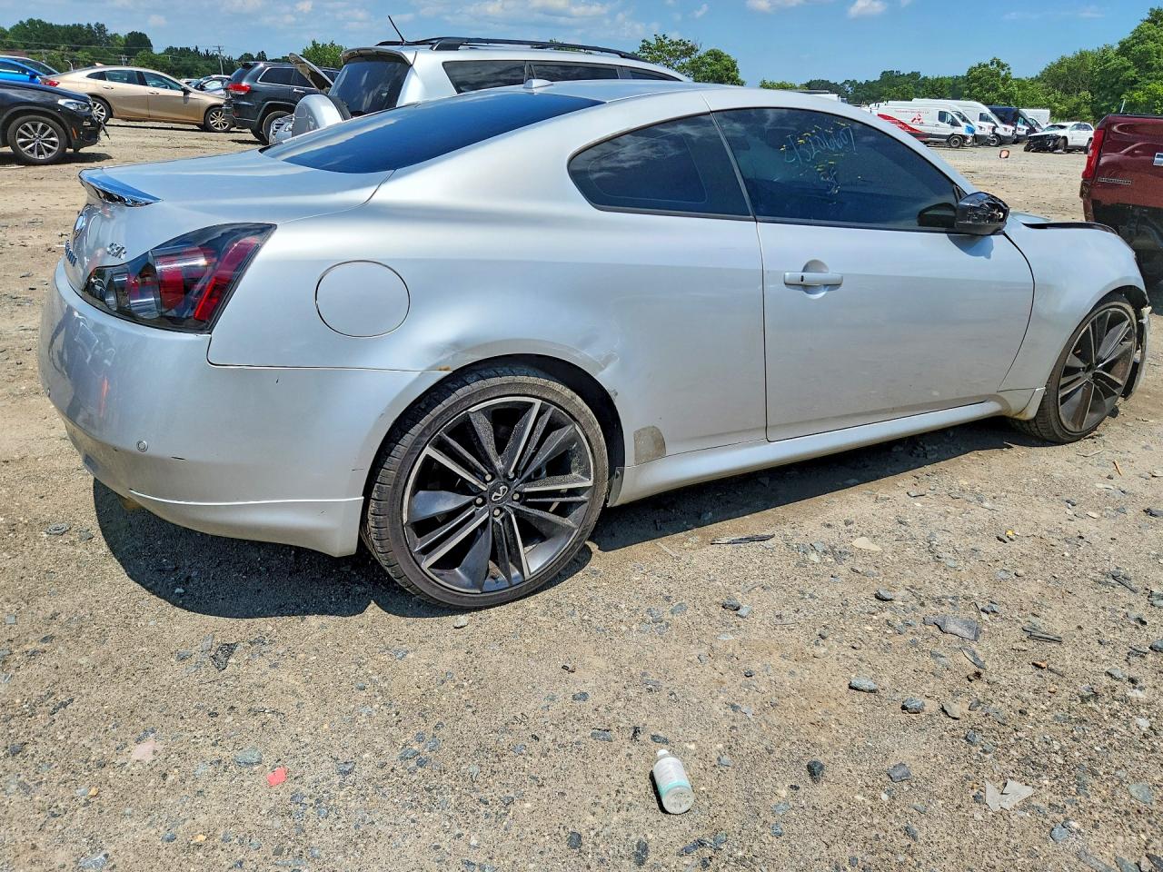 2012 Infiniti G37 Coupe X Silver vin: JN1CV6EL6CM470067