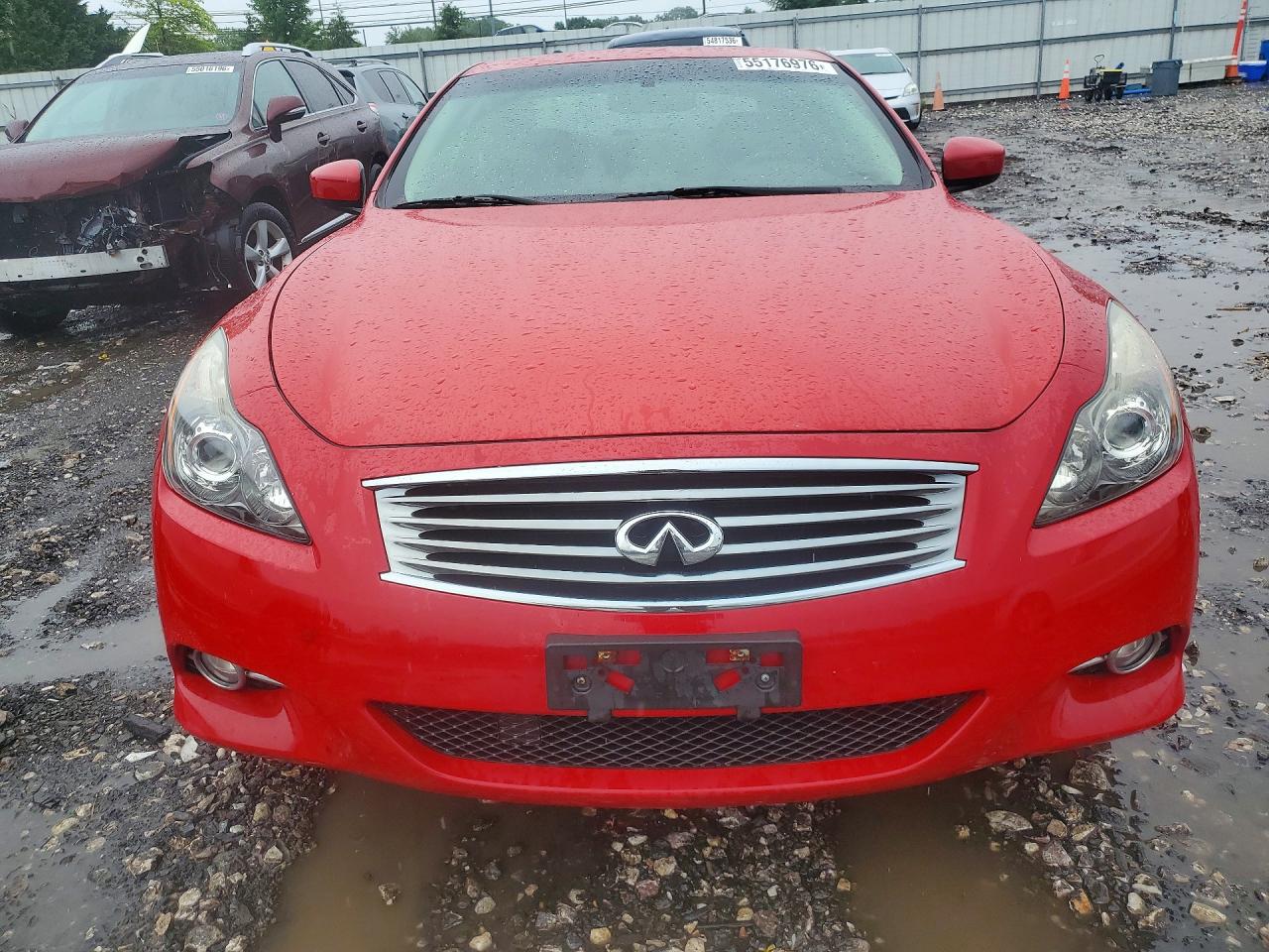 2013 Infiniti G37 Coupe X Red vin: JN1CV6EL6DM980078