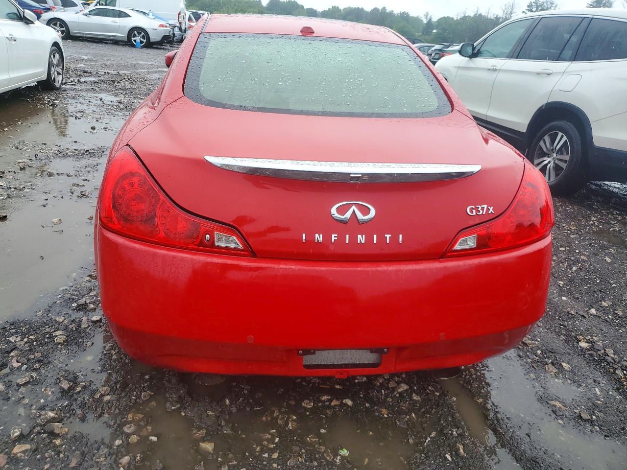 2013 Infiniti G37 Coupe X Red vin: JN1CV6EL6DM980078