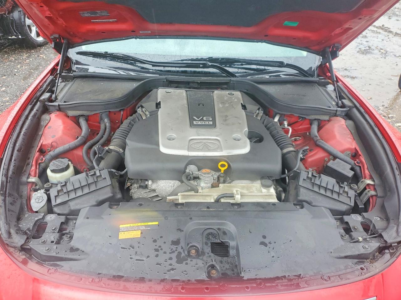 2013 Infiniti G37 Coupe X Red vin: JN1CV6EL6DM980078