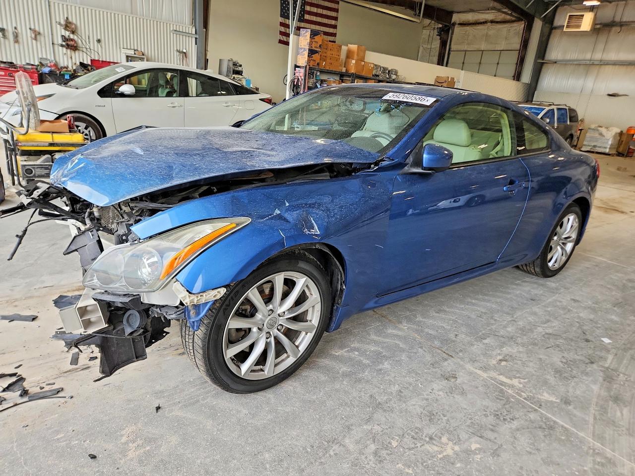 2013 Infiniti G37 Coupe X Blue vin: JN1CV6EL6DM981988