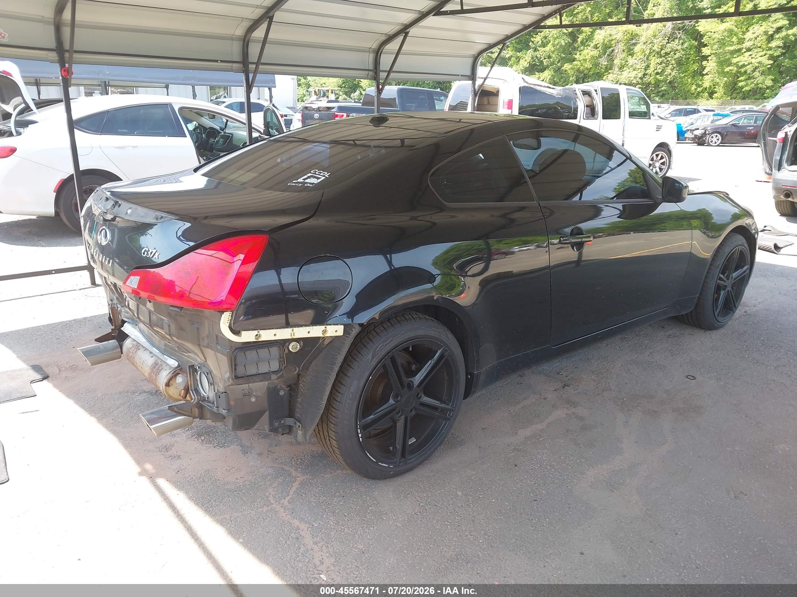 2010 Infiniti G37x   Черный vin: JN1CV6EL7AM151466