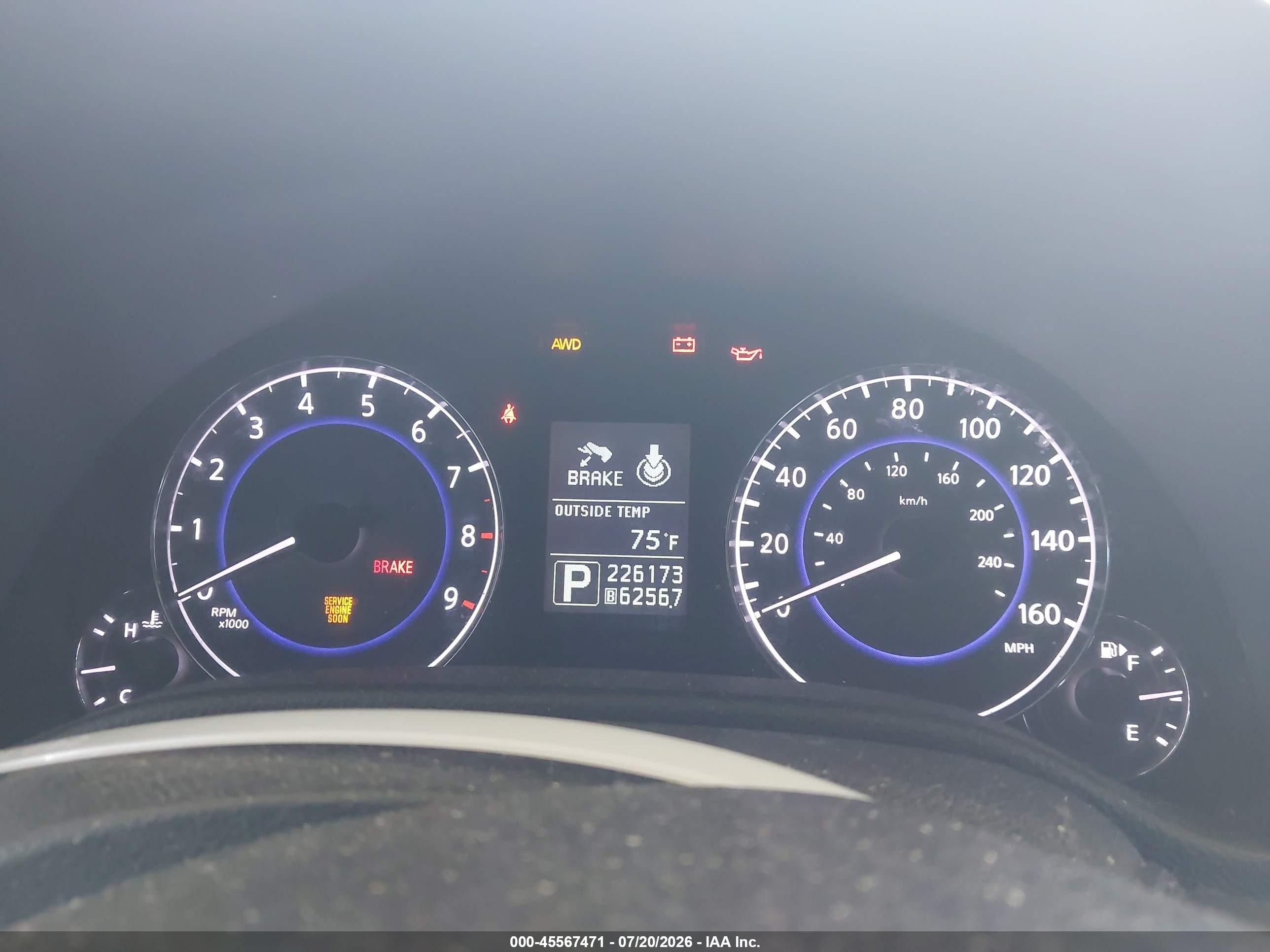 2010 Infiniti G37x   Черный vin: JN1CV6EL7AM151466