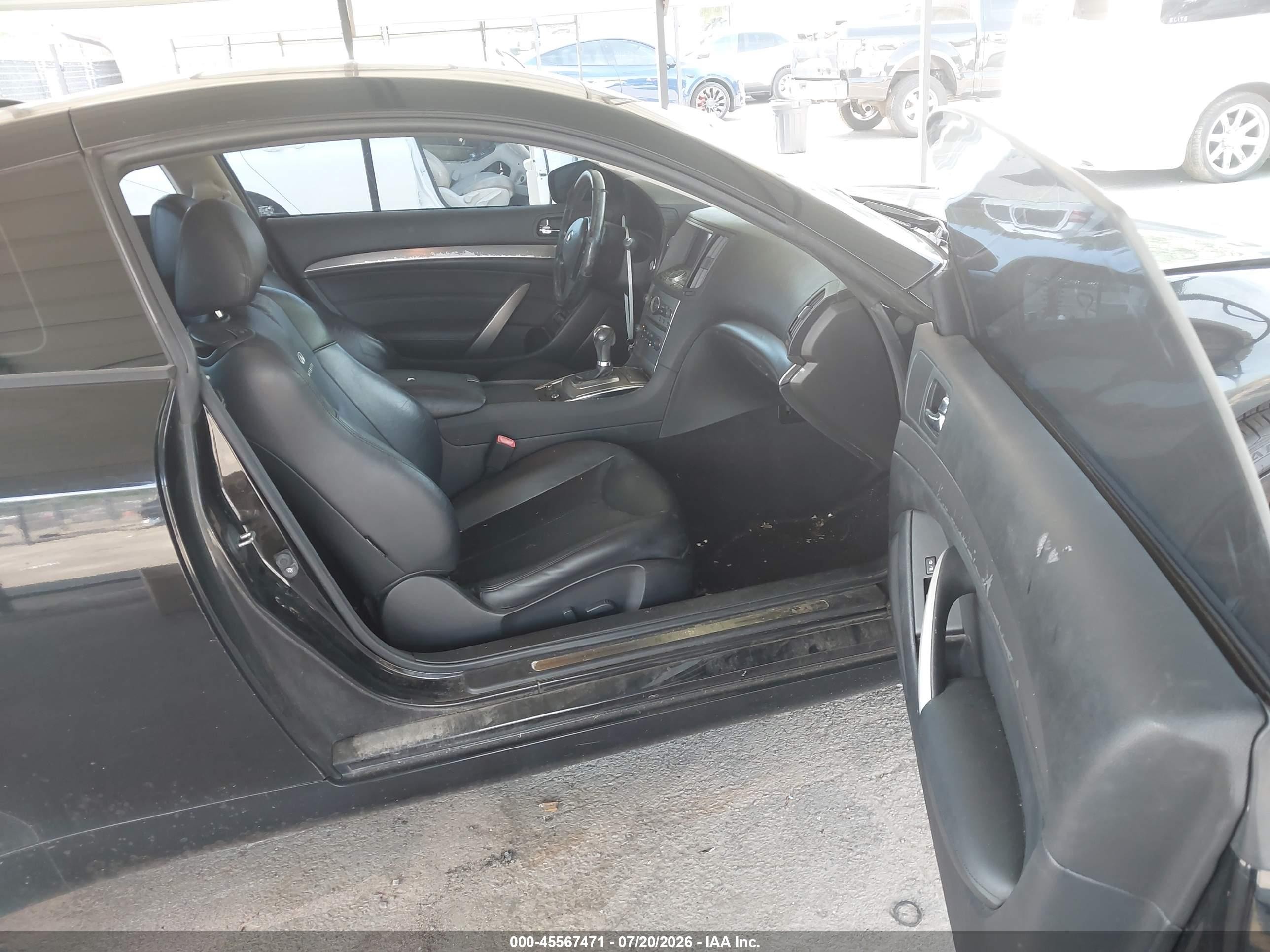 2010 Infiniti G37x   Черный vin: JN1CV6EL7AM151466