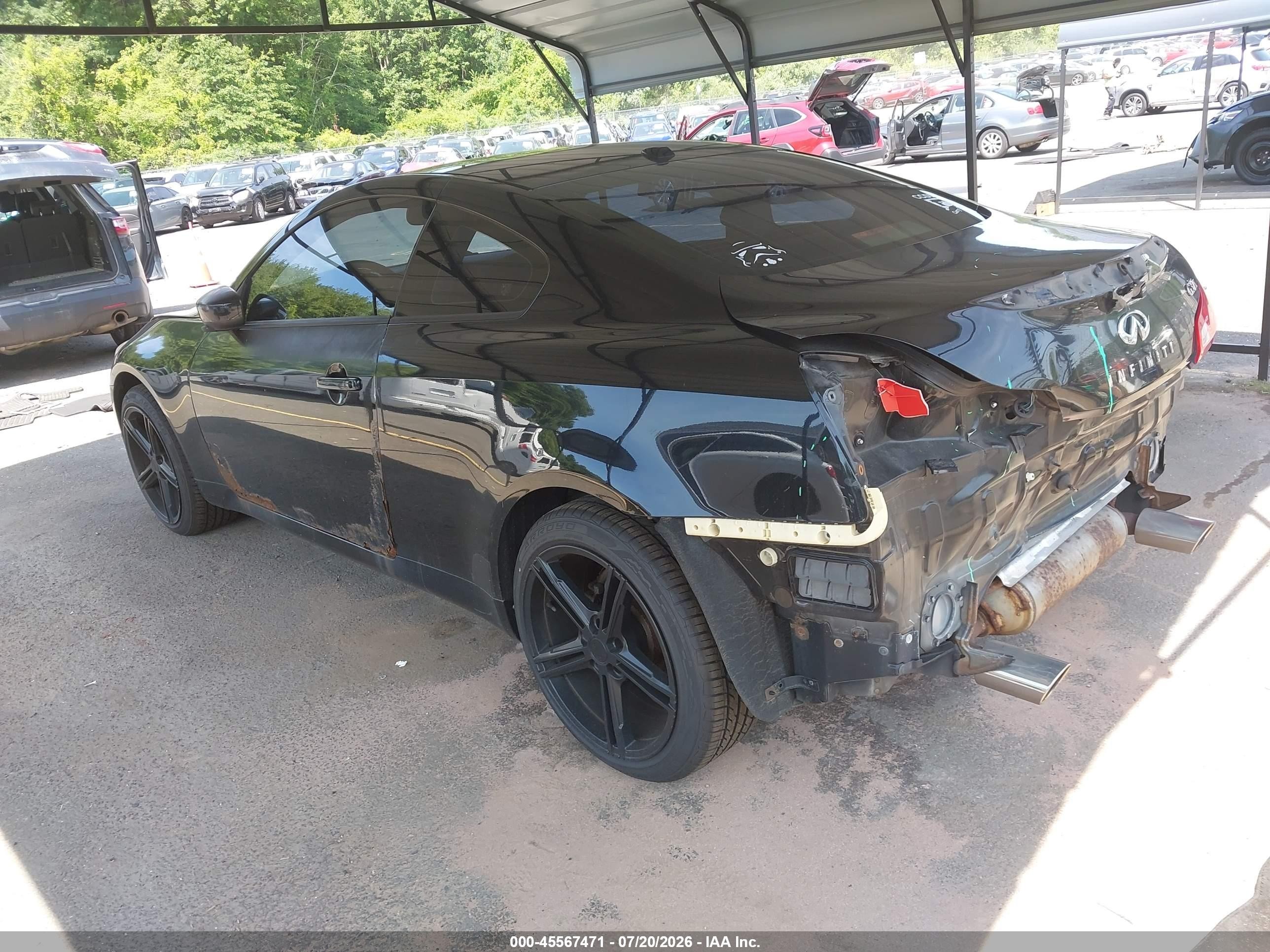 2010 Infiniti G37x   Черный vin: JN1CV6EL7AM151466