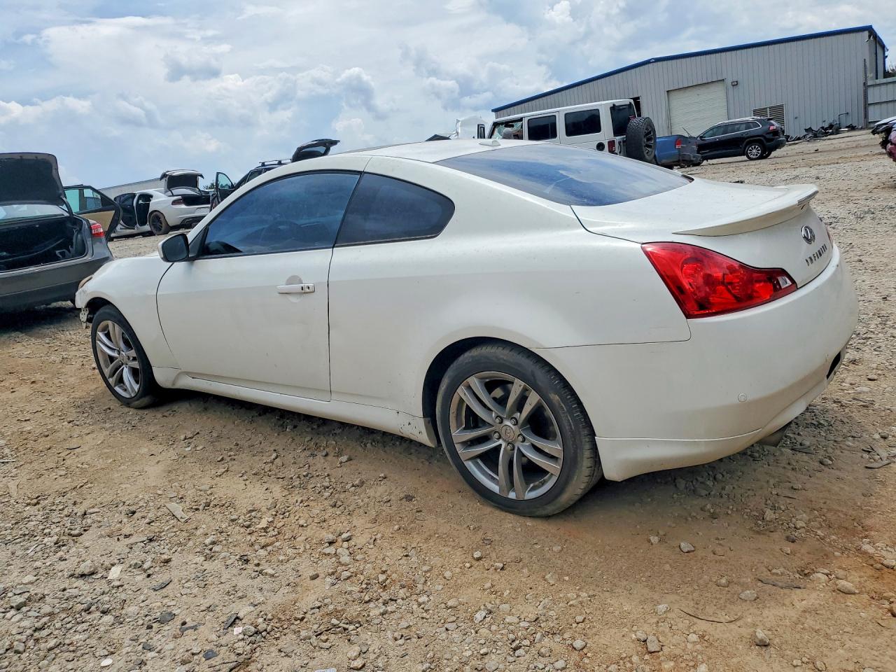 2010 Infiniti G37 Coupe X White vin: JN1CV6EL7AM152911