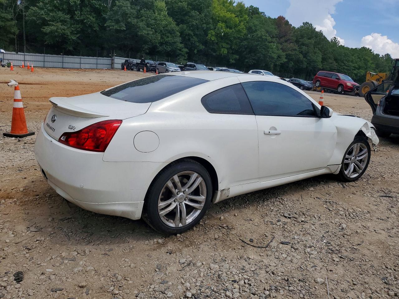 2010 Infiniti G37 Coupe X White vin: JN1CV6EL7AM152911