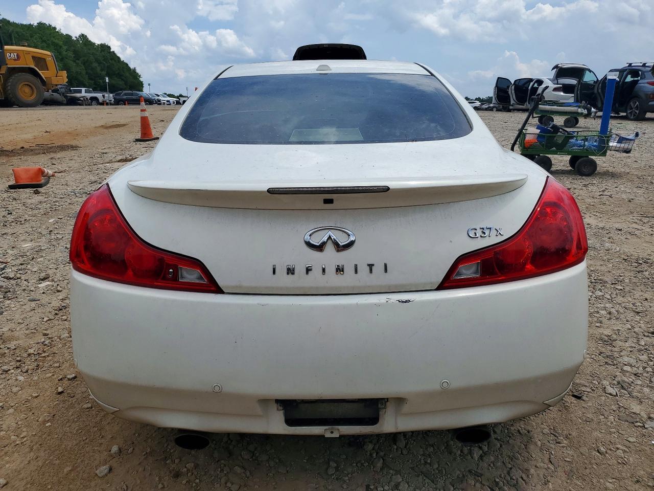 2010 Infiniti G37 Coupe X White vin: JN1CV6EL7AM152911