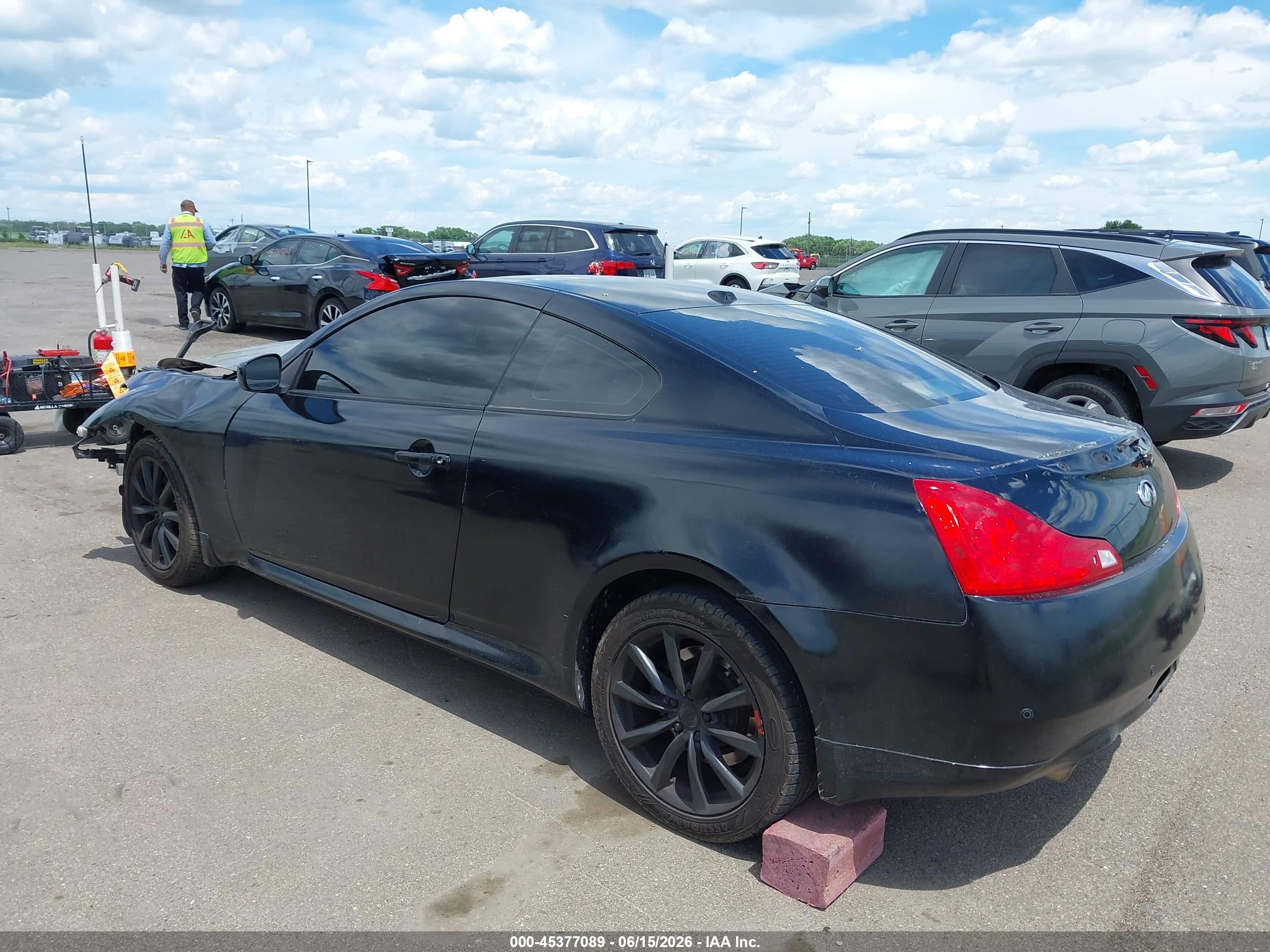 2012 Infiniti G37x   Черный vin: JN1CV6EL7CM470448