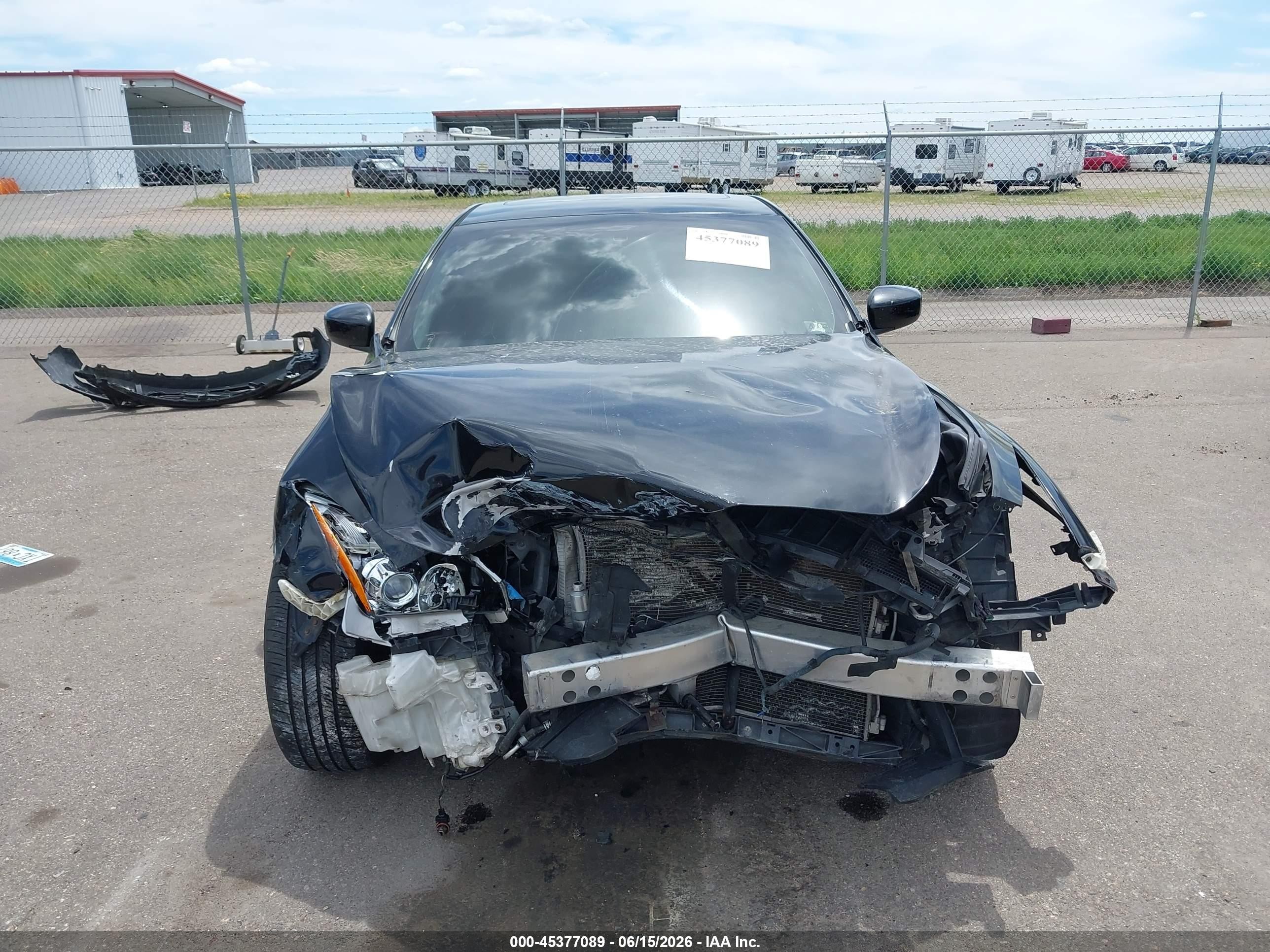 2012 Infiniti G37x   Черный vin: JN1CV6EL7CM470448