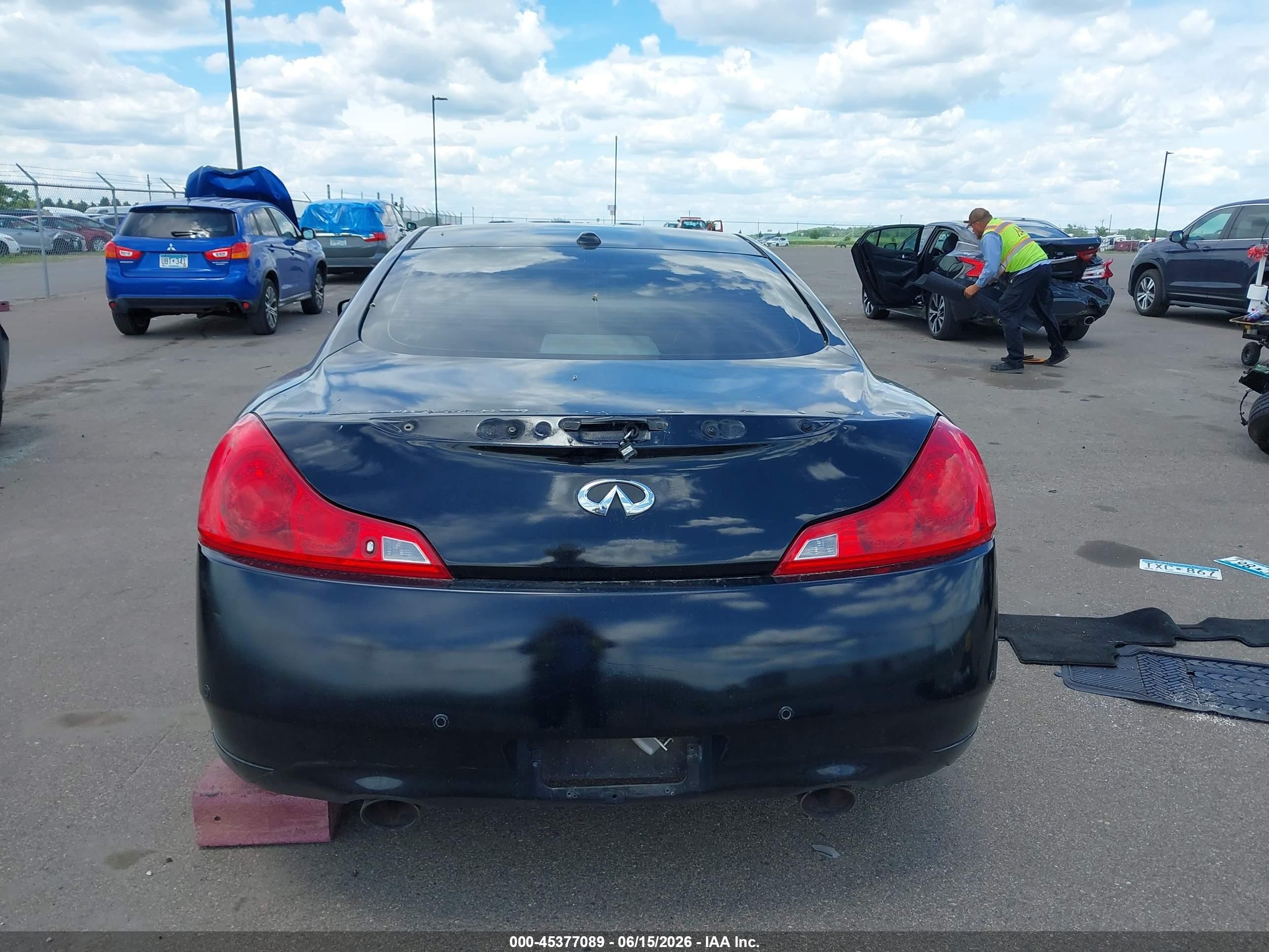 2012 Infiniti G37x   Черный vin: JN1CV6EL7CM470448
