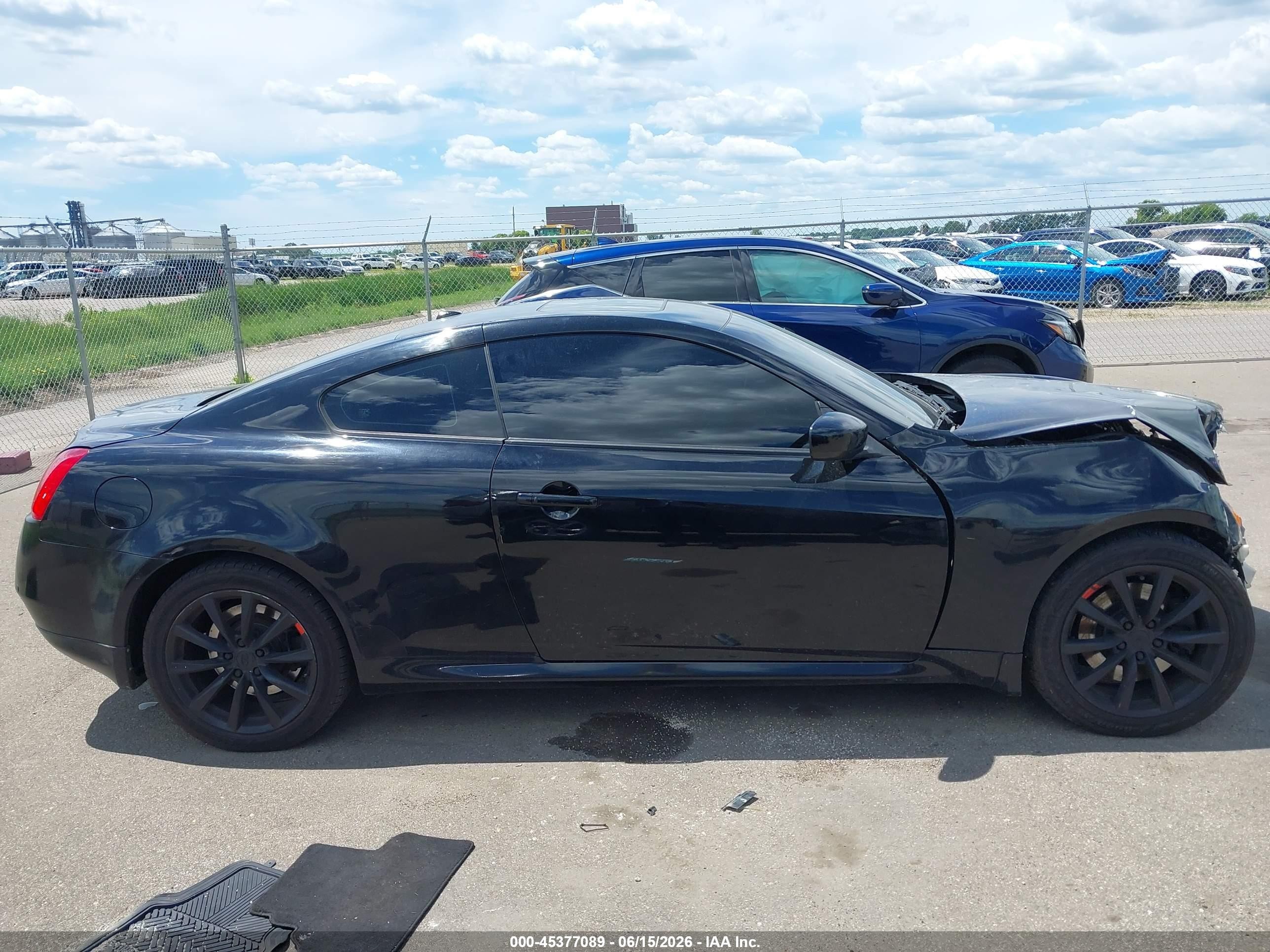 2012 Infiniti G37x   Черный vin: JN1CV6EL7CM470448