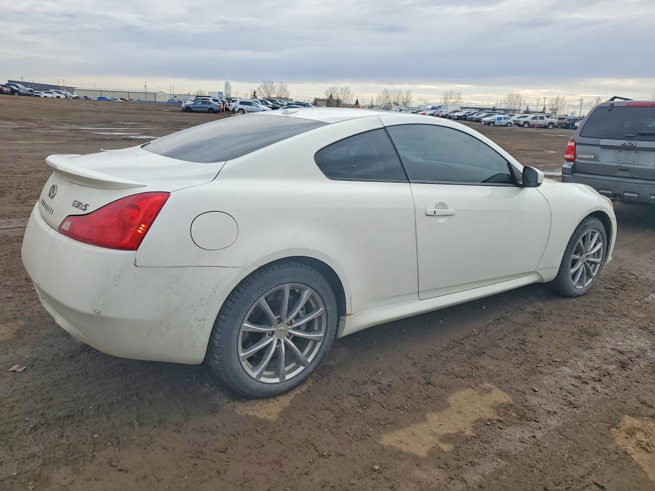 2012 Infiniti G37x 2dr Awd White vin: JN1CV6EL7CM470577