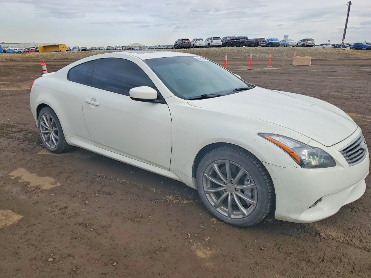 2012 Infiniti G37x 2dr Awd White vin: JN1CV6EL7CM470577