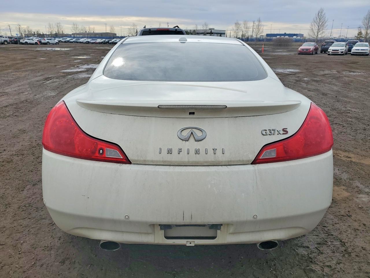 2012 Infiniti G37x 2dr Awd White vin: JN1CV6EL7CM470577